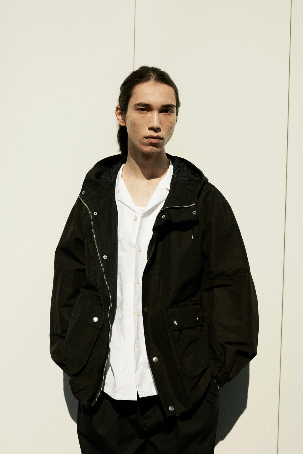 superNova. Mountain parka - Finx cotton grosgrain / Black