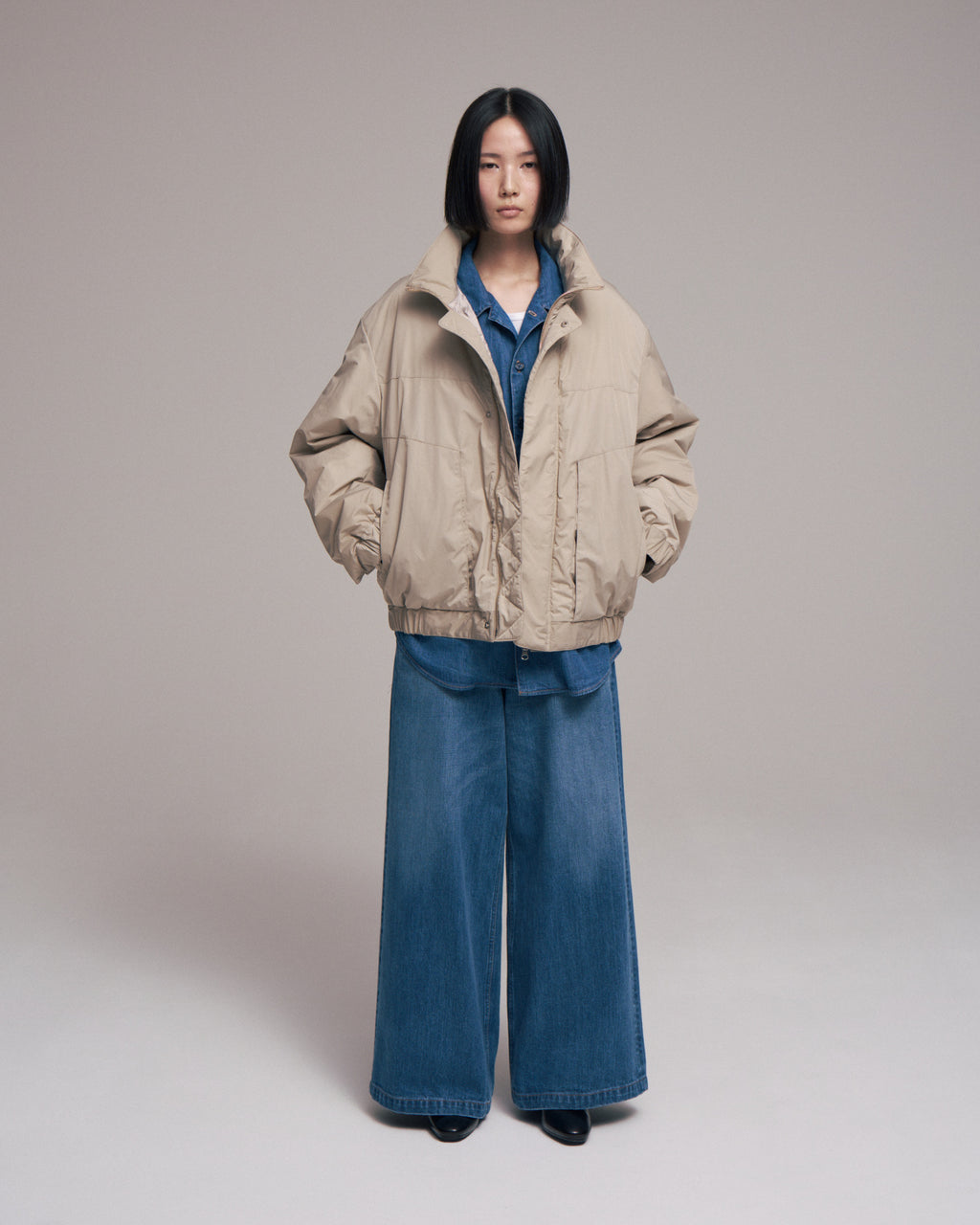 【sizeS.sizeM LAST1】superNova. Balloon jacket / Sand