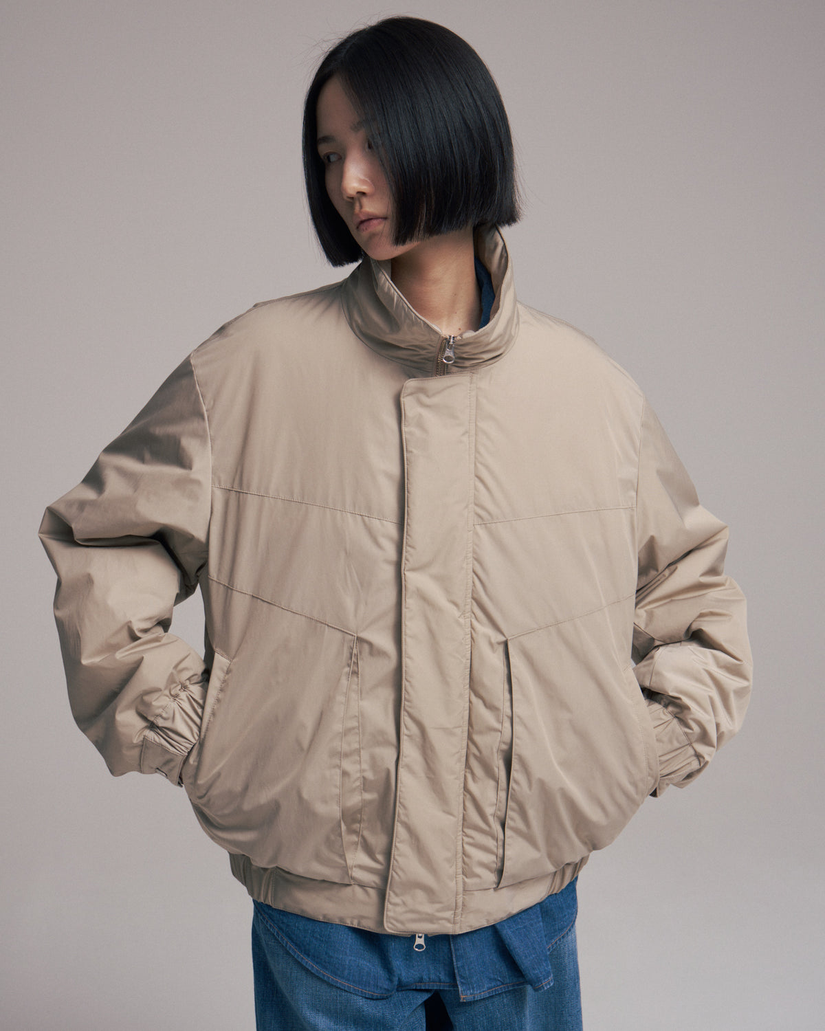 【sizeS.sizeM LAST1】superNova. Balloon jacket / Sand