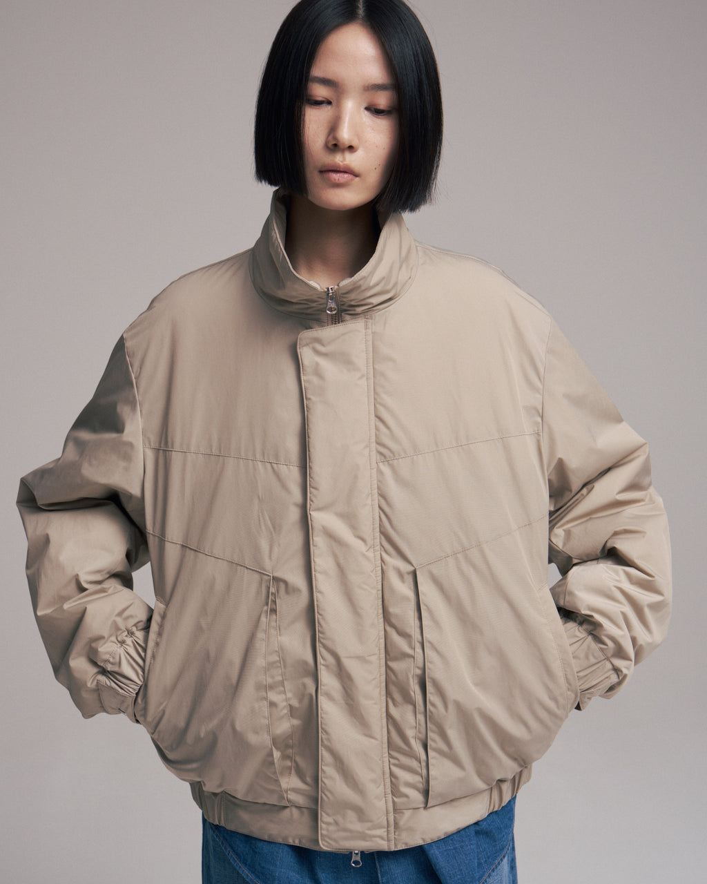 【sizeS.sizeM LAST1】superNova. Balloon jacket / Sand