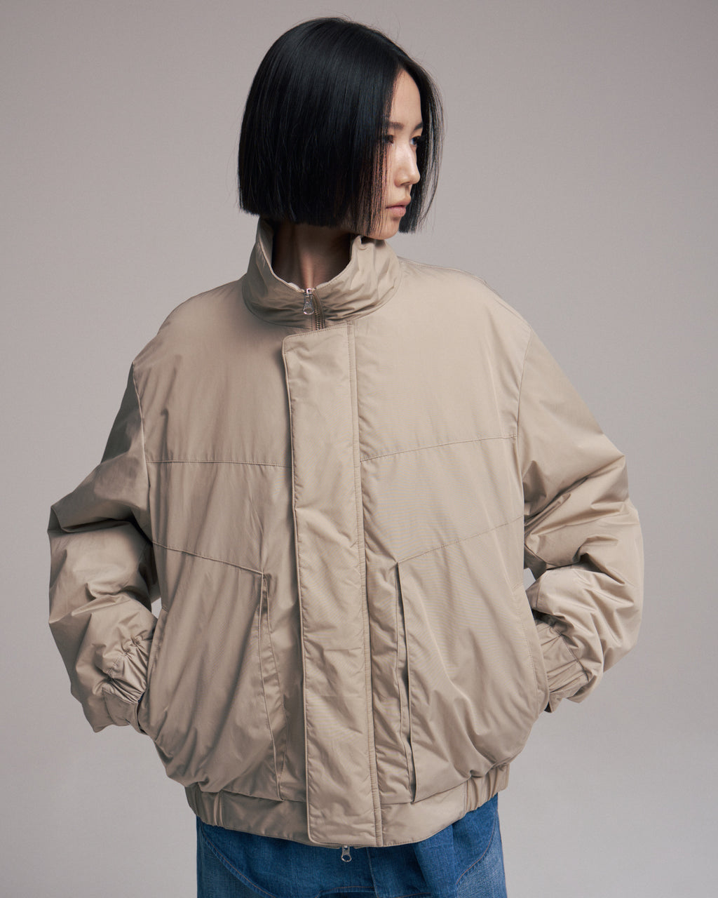 【sizeS.sizeM LAST1】superNova. Balloon jacket / Sand