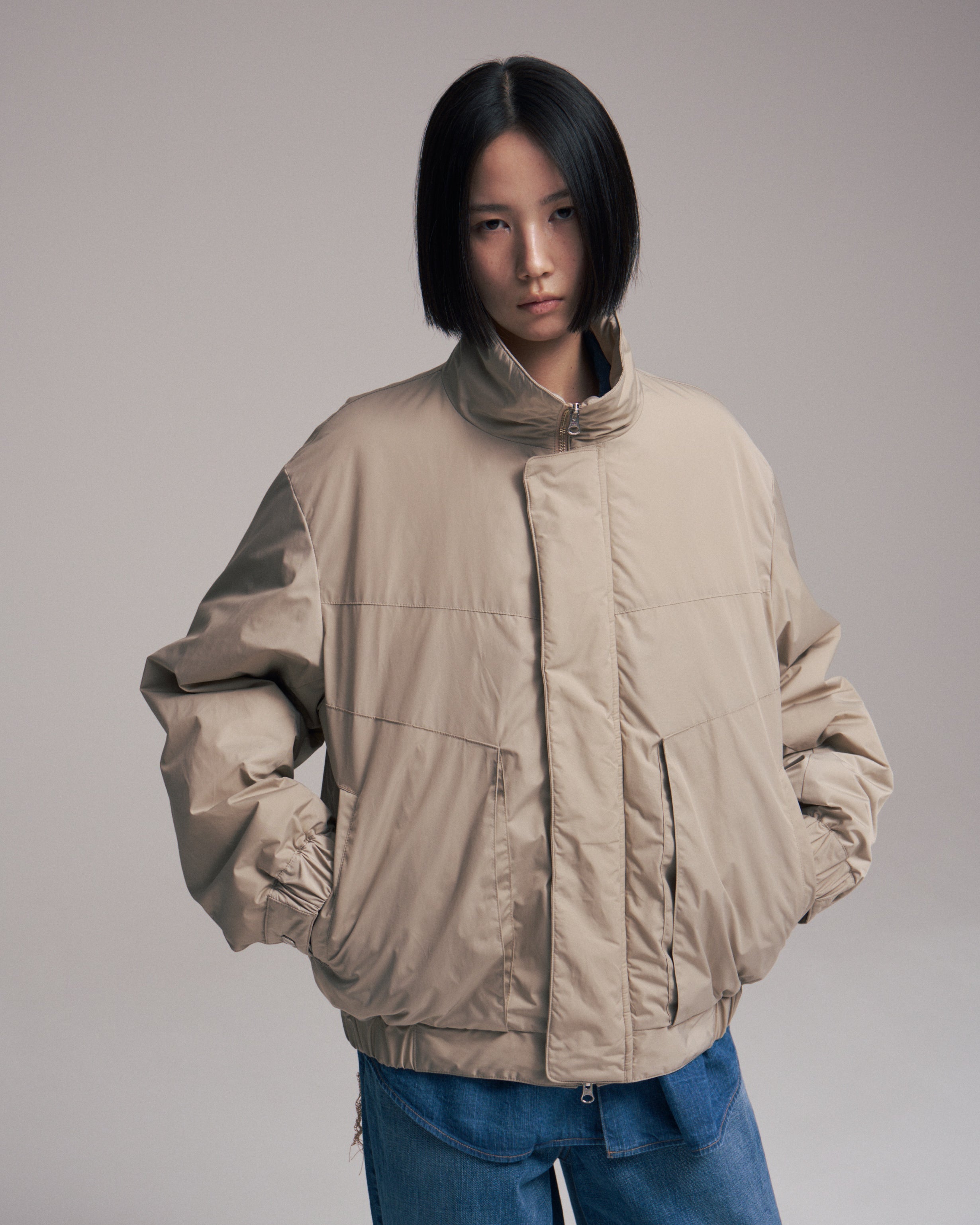 【sizeS.sizeM LAST1】superNova. Balloon jacket / Sand