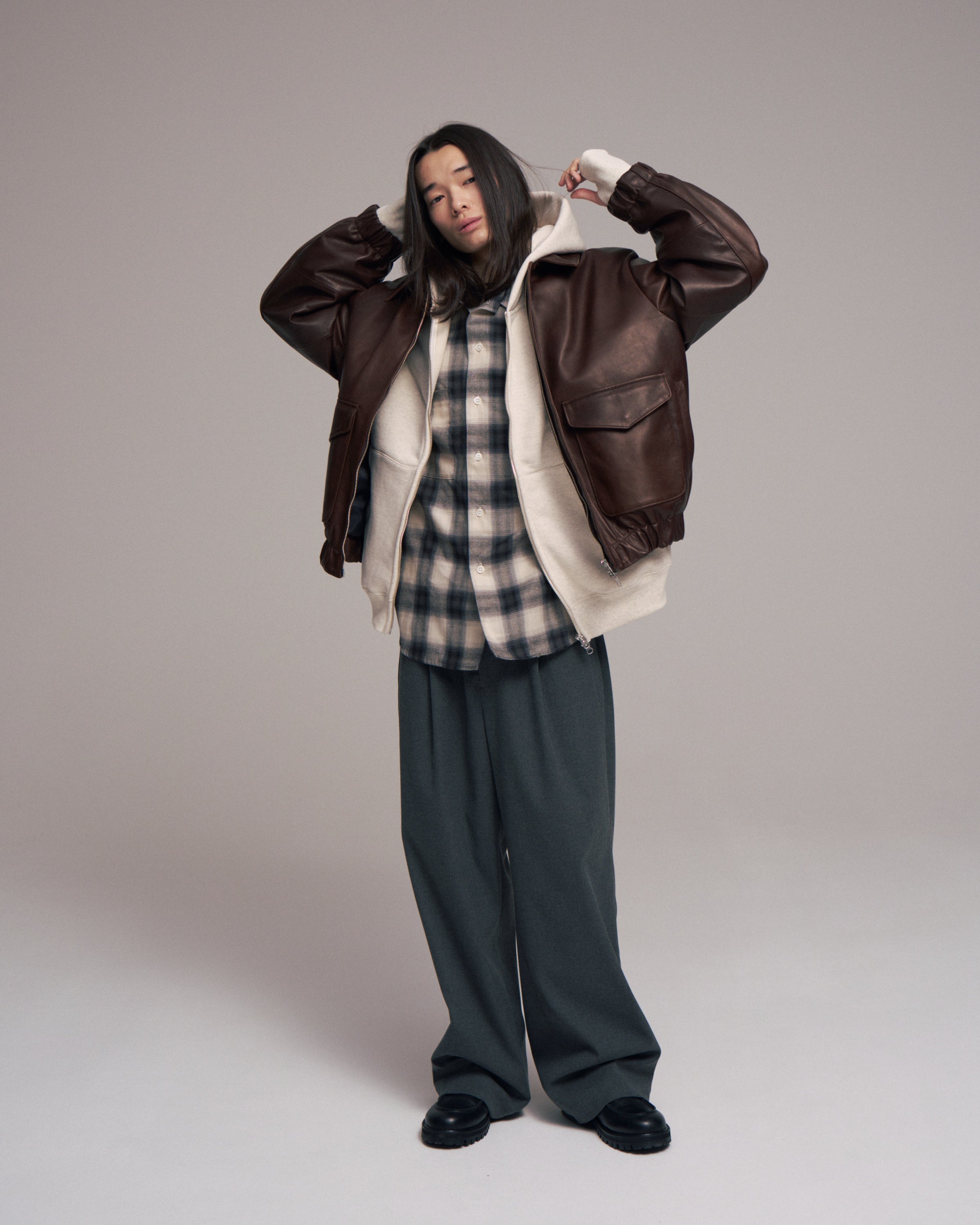 superNova. Wide easy pants - Solid / Gray