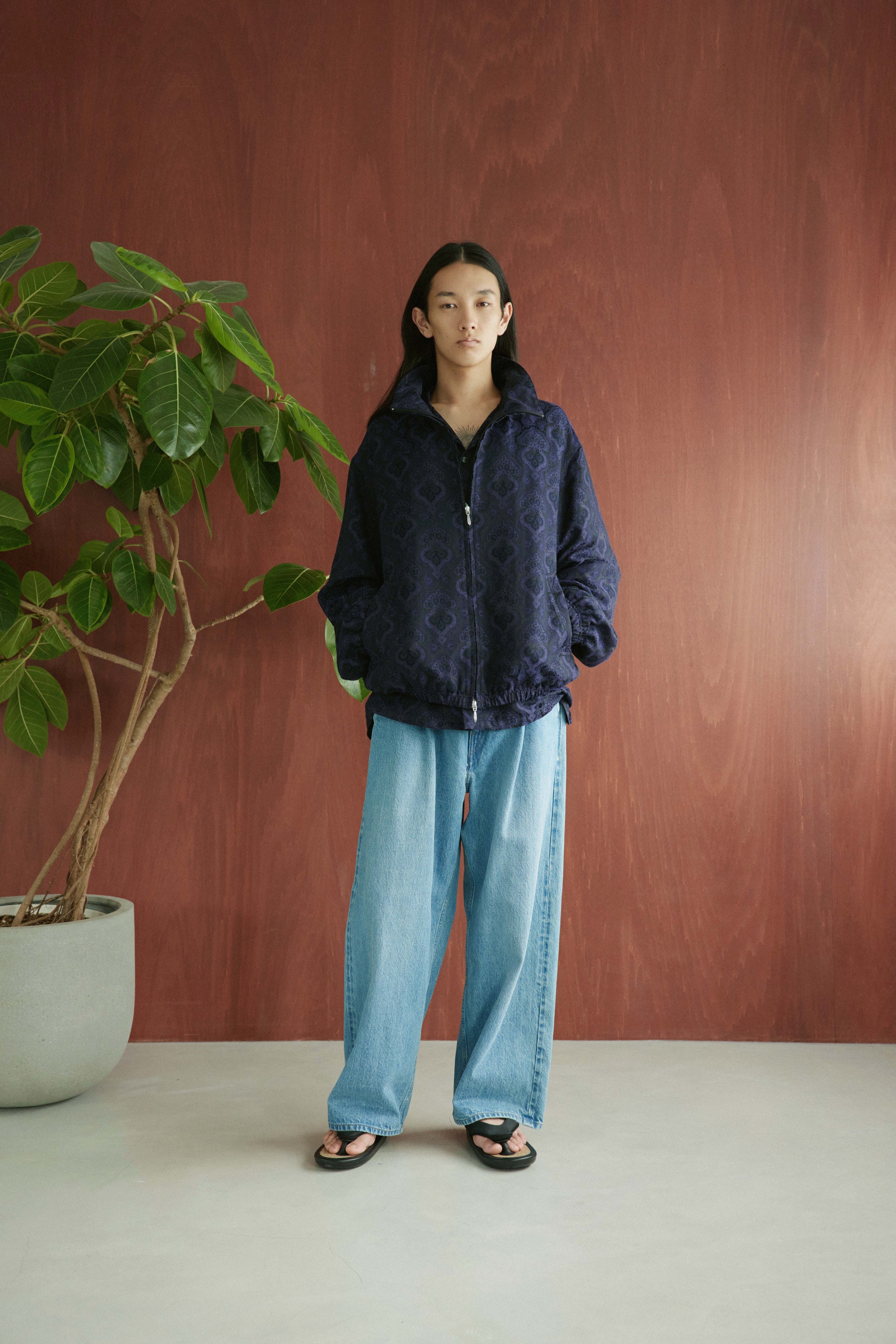 superNova. Track jacket - Damask jacquard / Purple