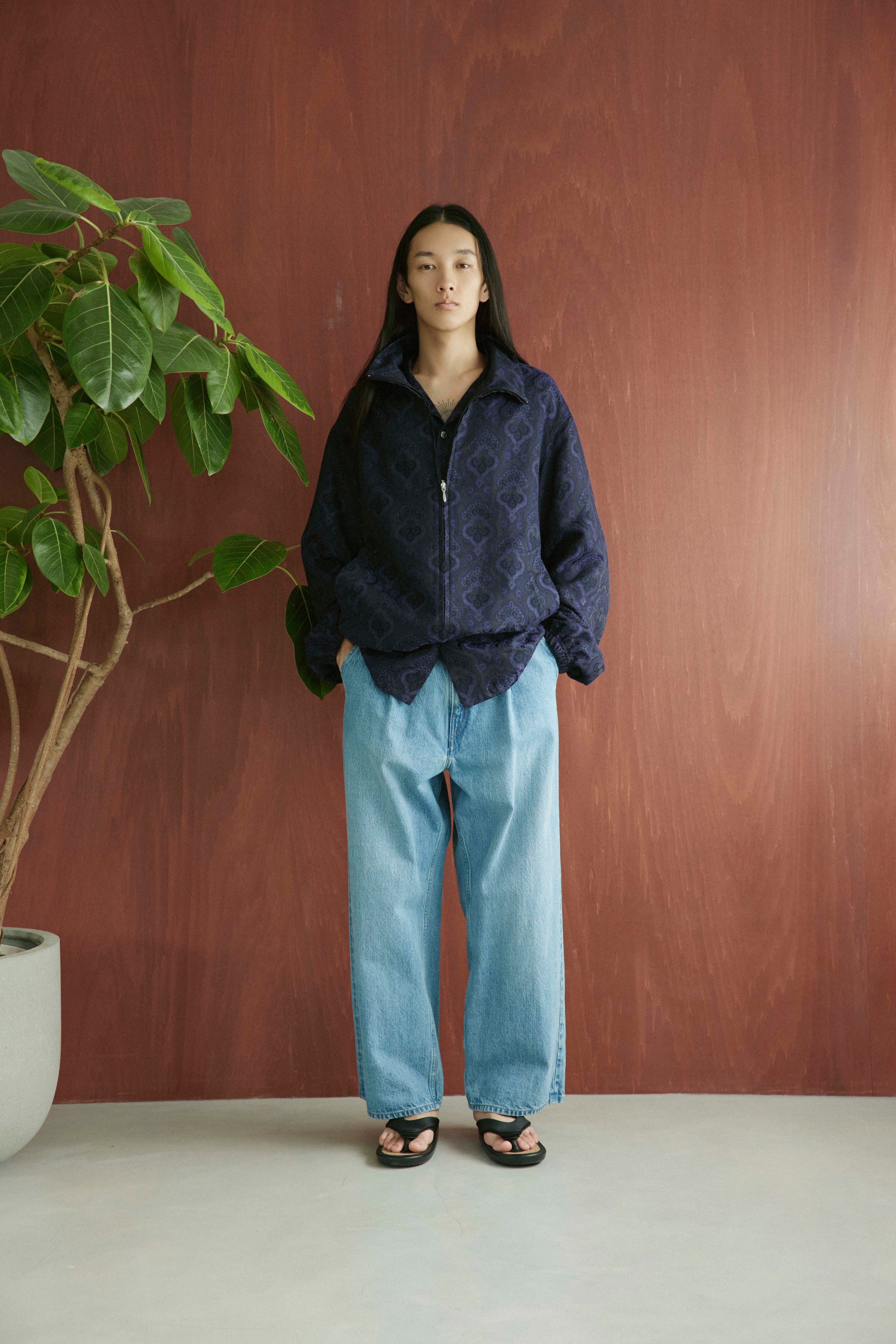 superNova. Track jacket - Damask jacquard / Purple