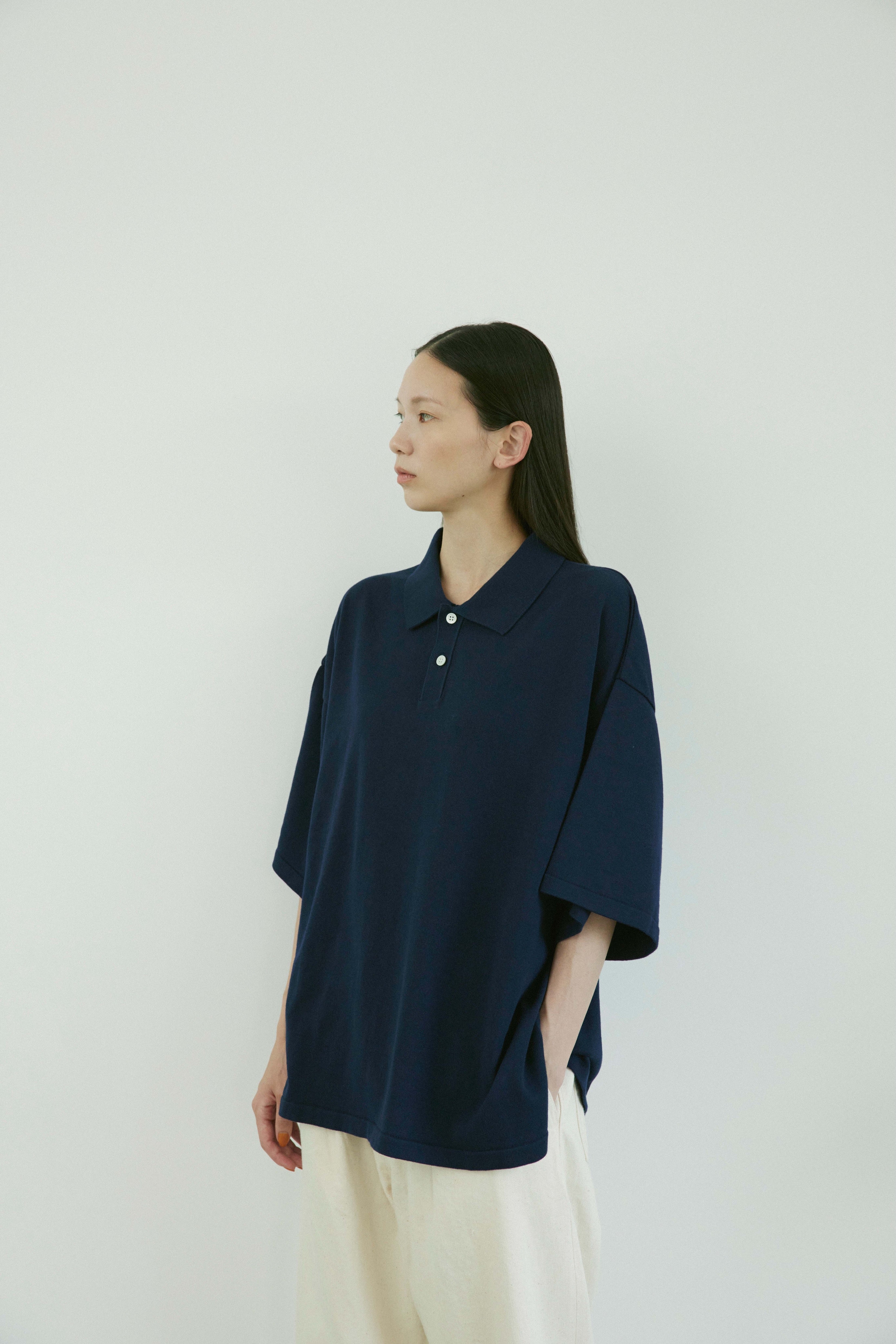 superNova. Big knit polo / Navy