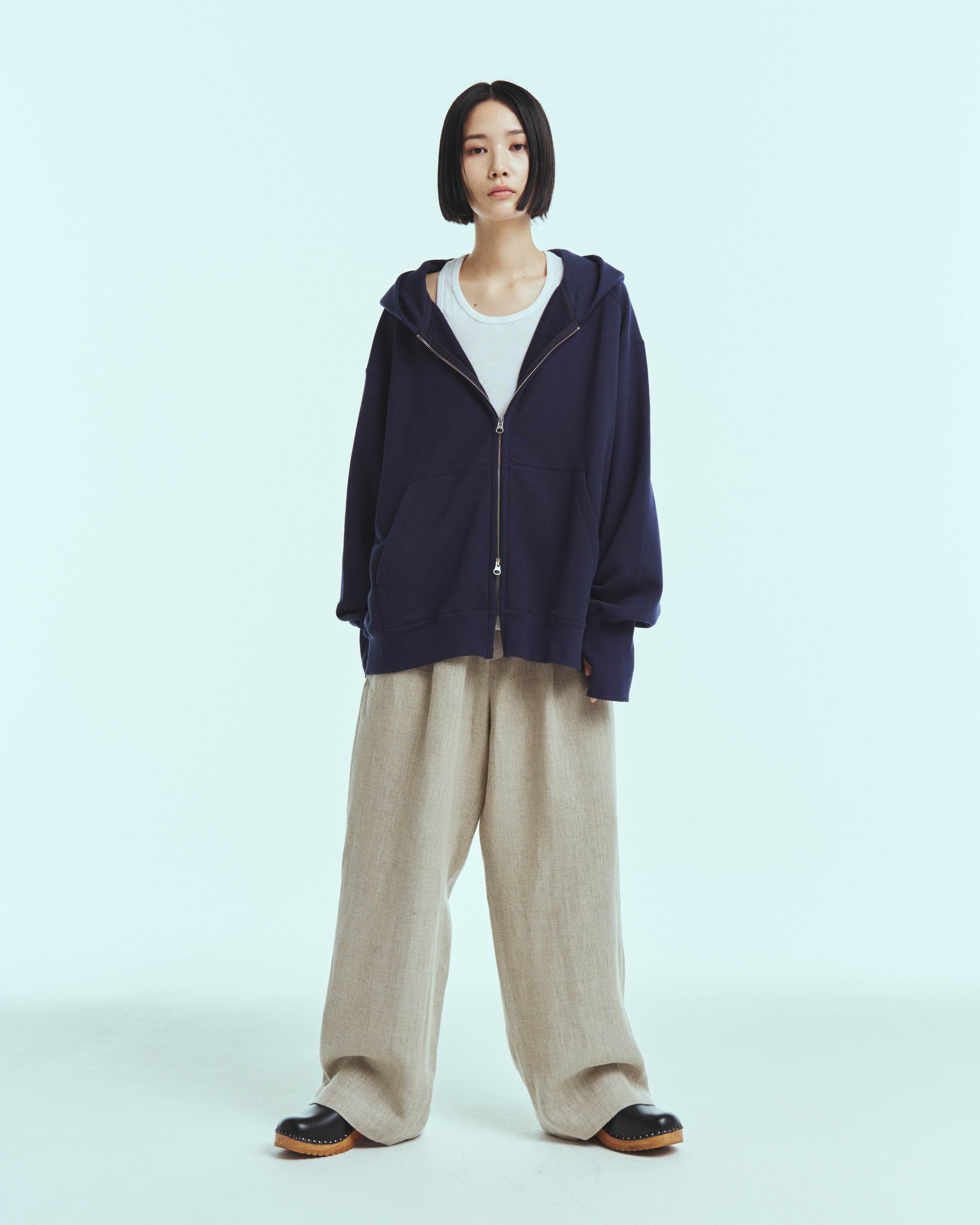 superNova. Sweat big zip hoody / Navy