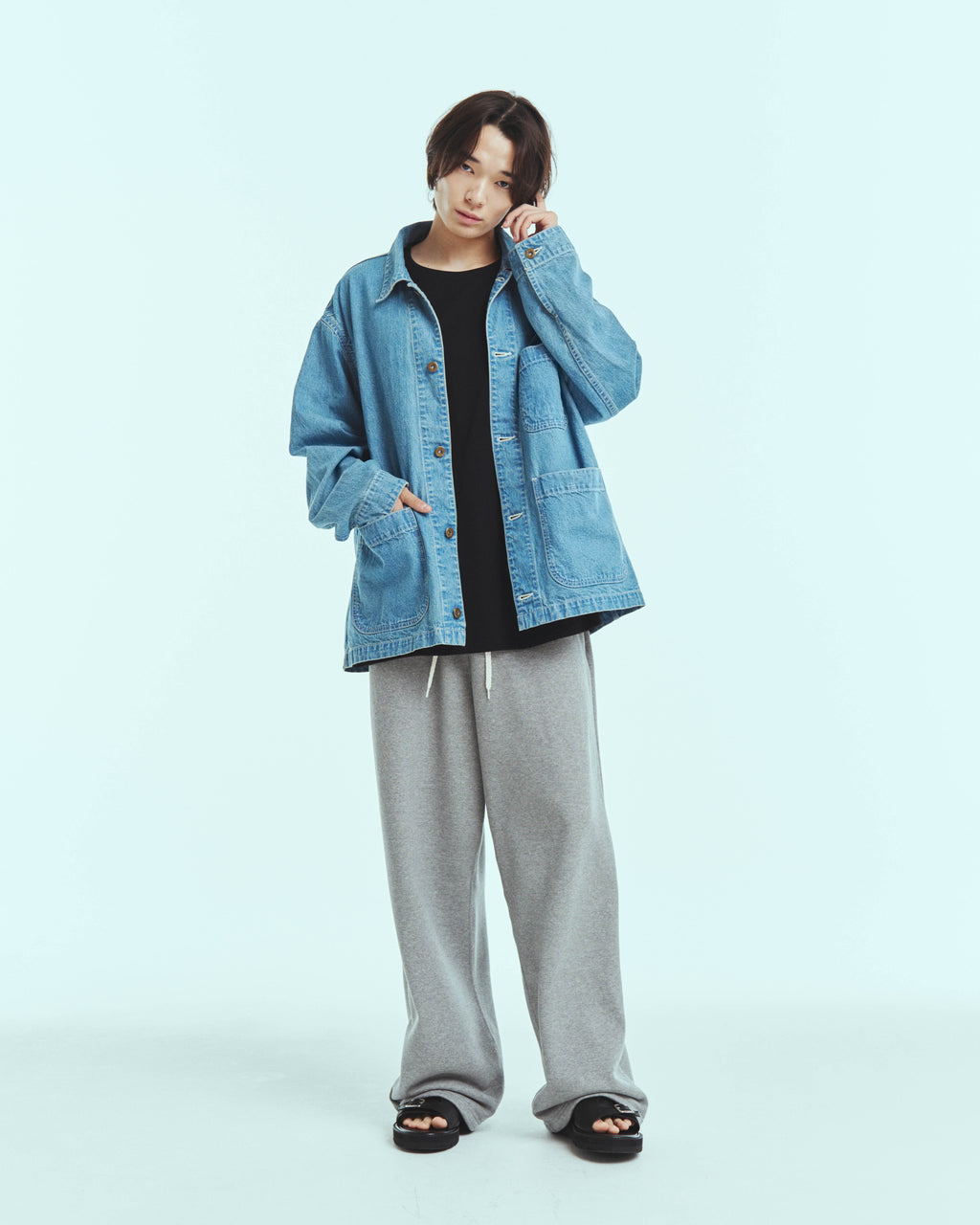 superNova. Wide sweat pant / Gray