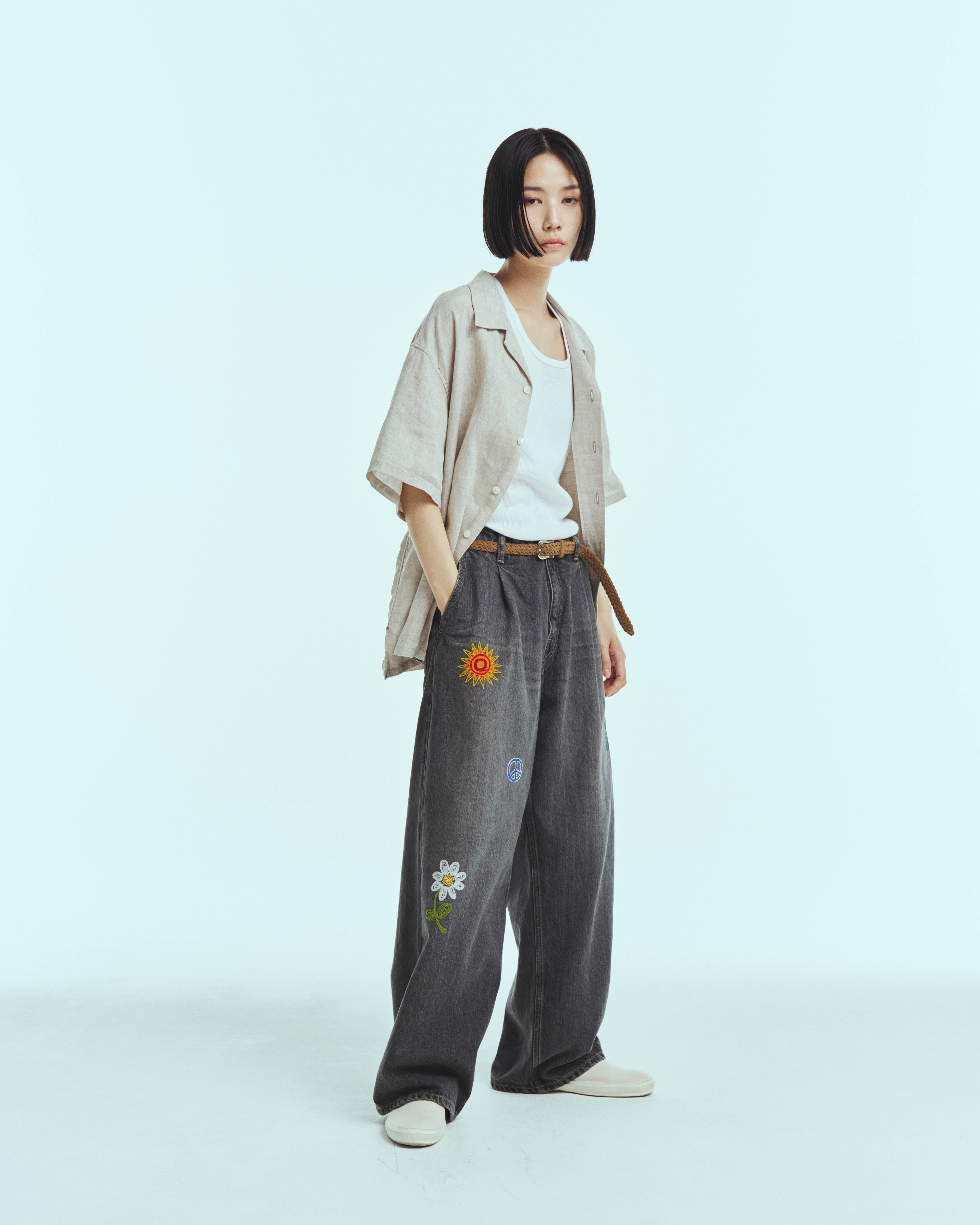 superNova. Aloha shirt - Linen / Natural