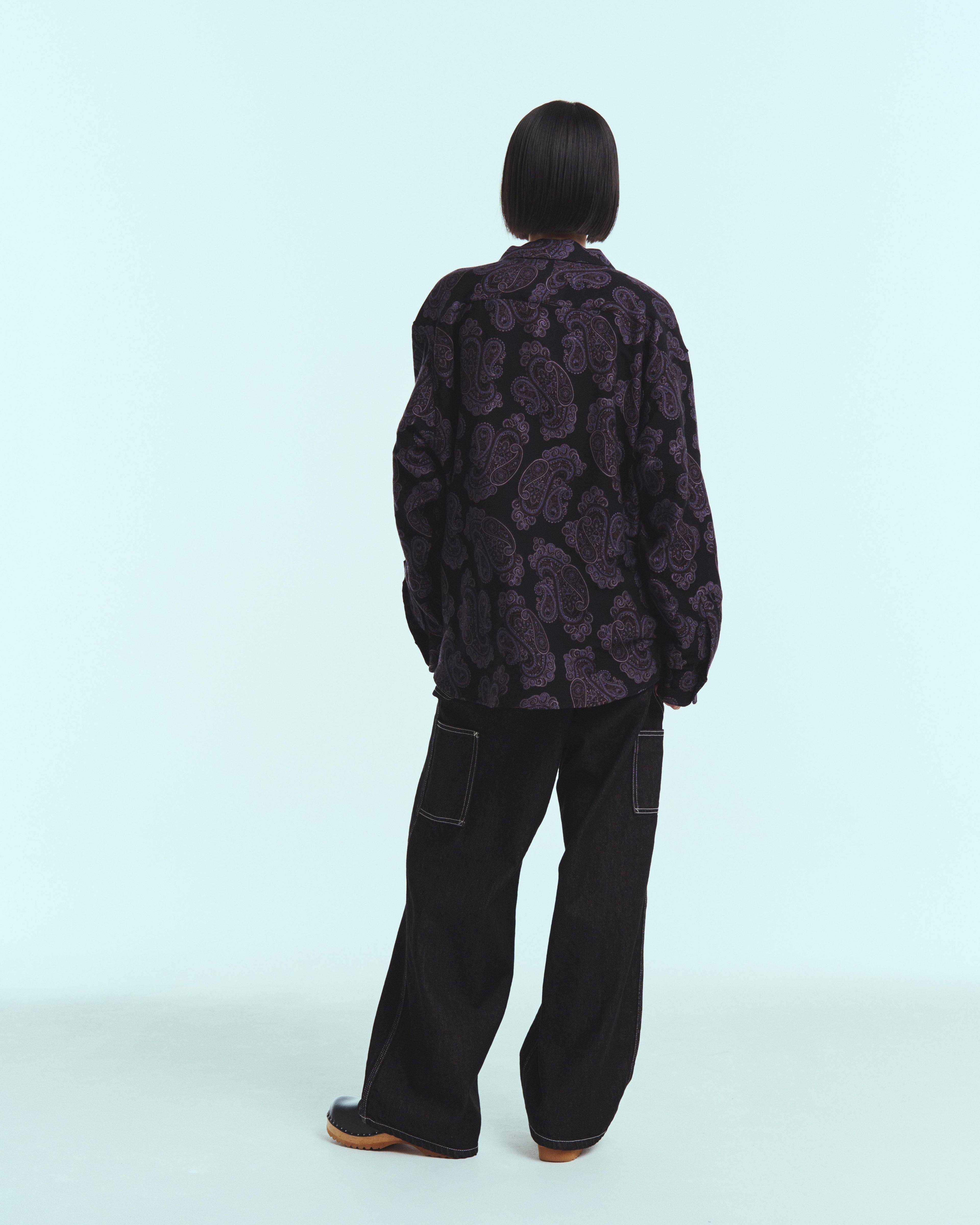 superNova. W-strap painter pants - 11oz denim OW / Black