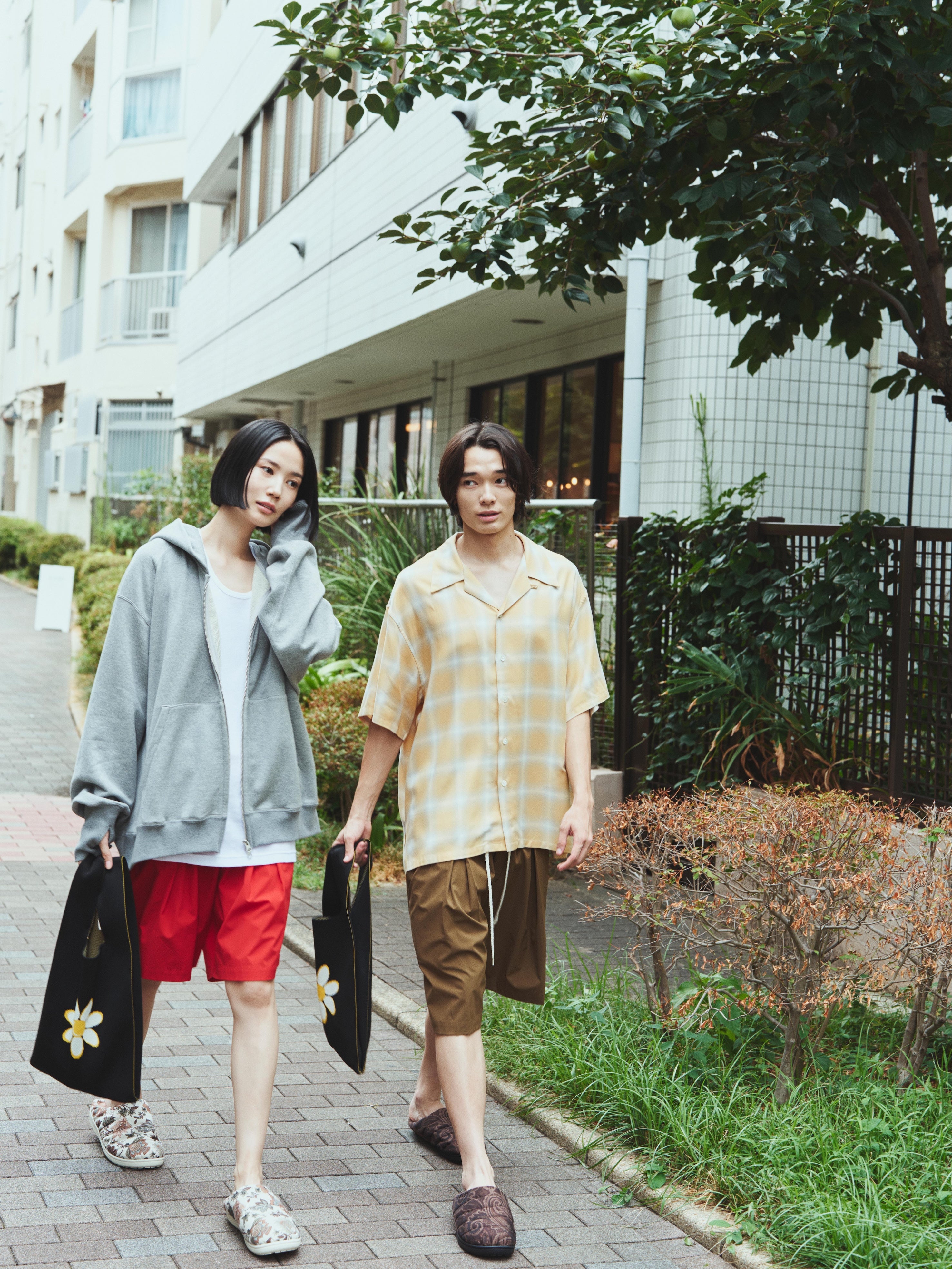 superNova. Beach shorts & Bag / Red