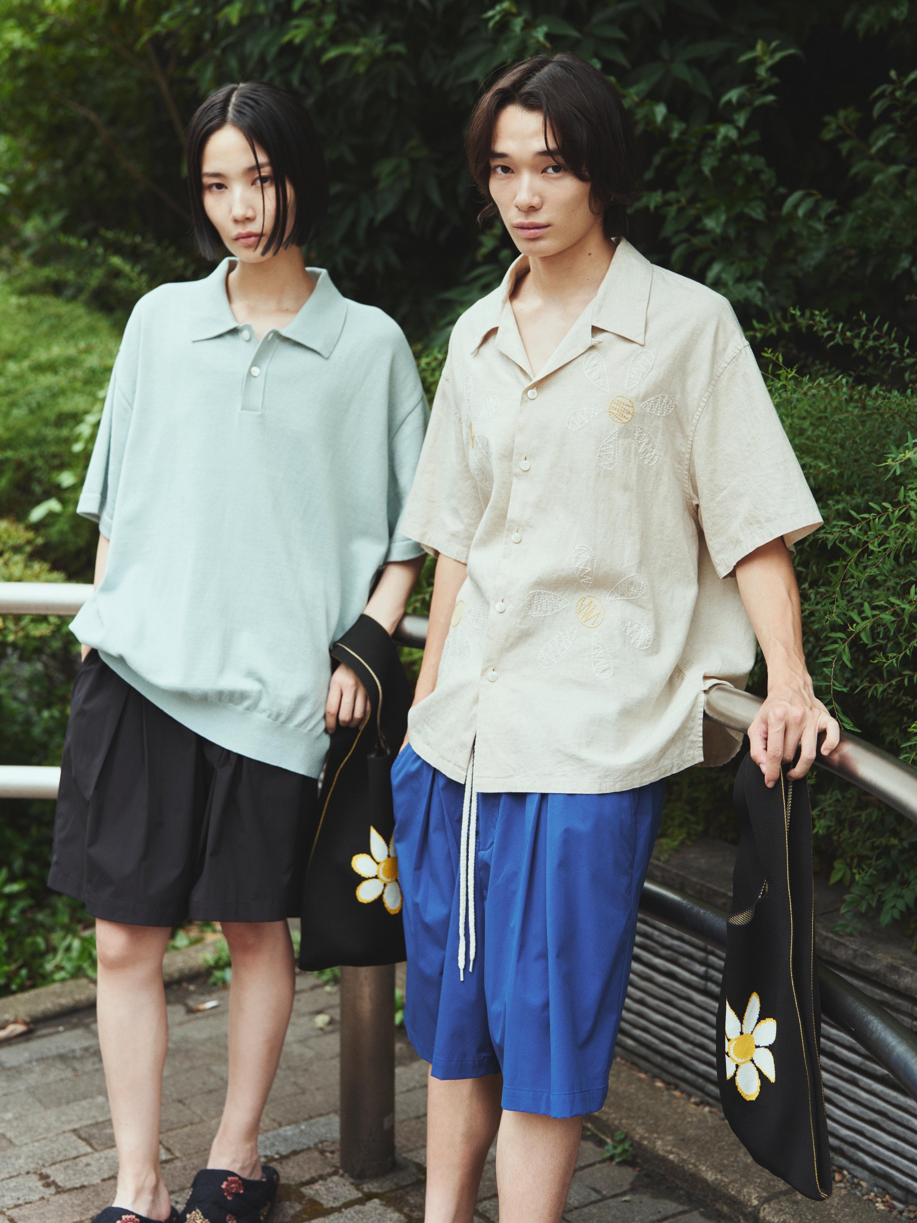 superNova. Beach shorts & Bag / Black