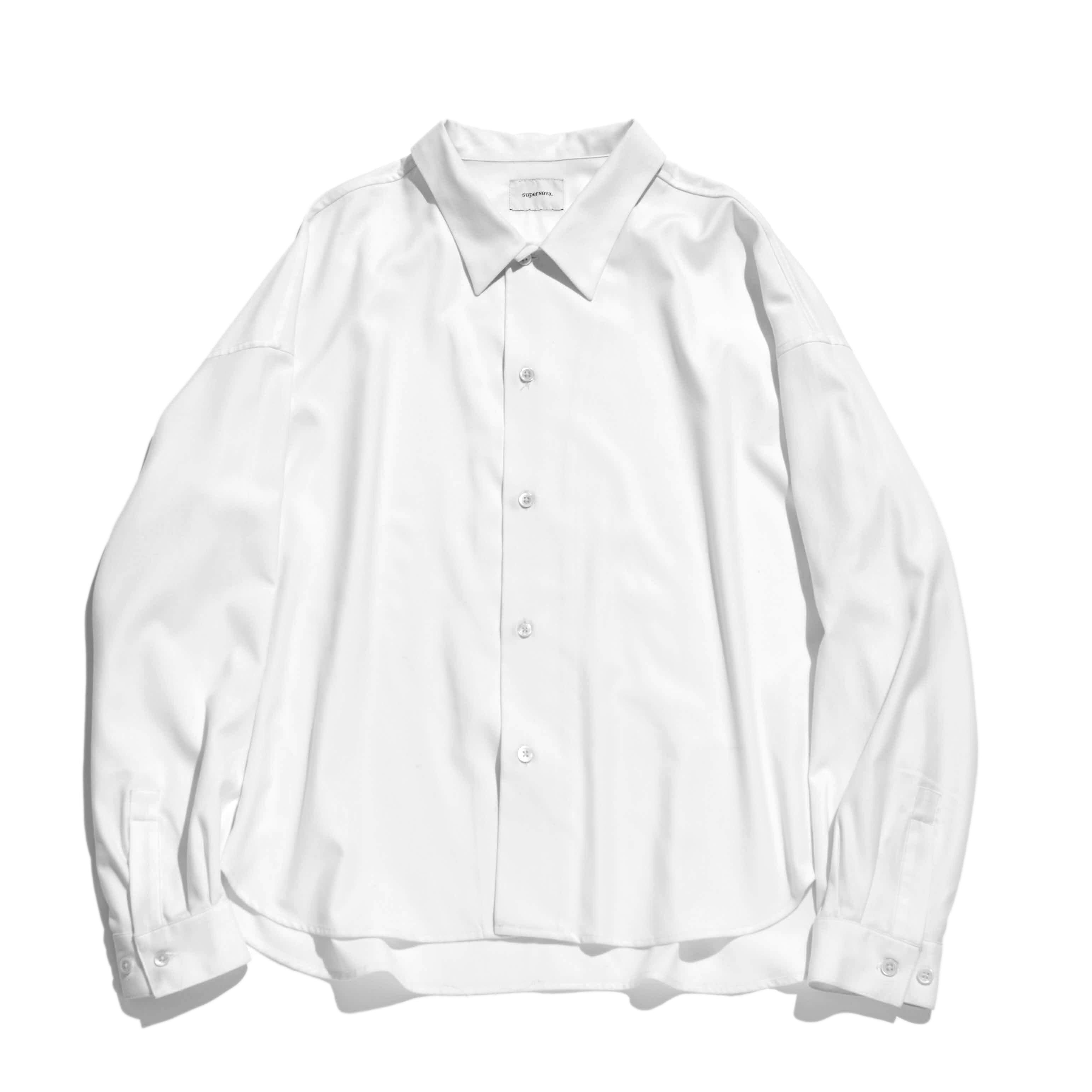 superNova. Big shirt  - Gabardine / White