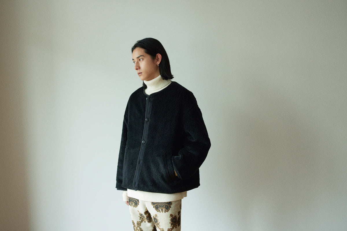 superNova. Reversible lining jacket - Retro Boa / Black
