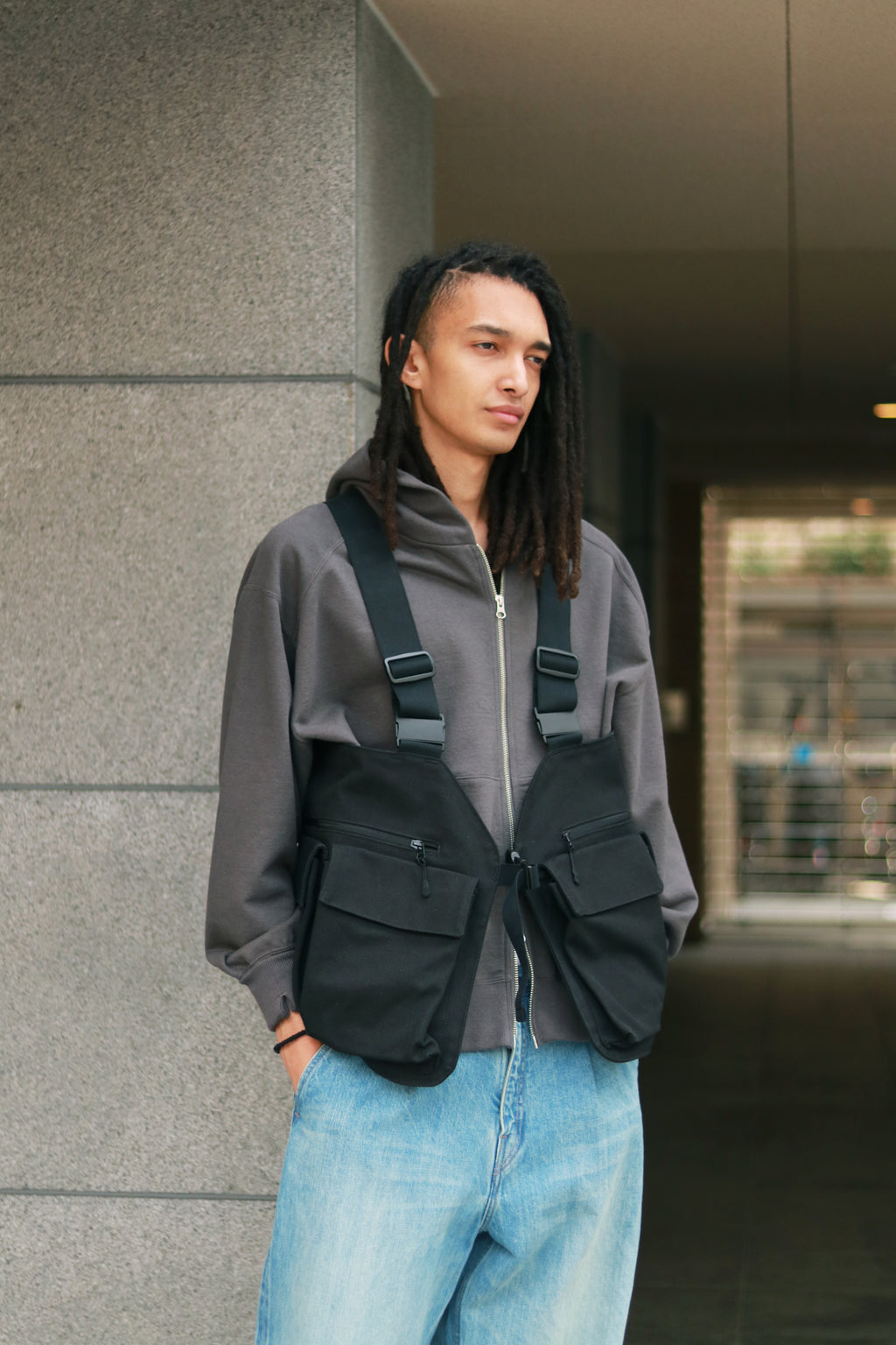 superNova. Bag vest-Black