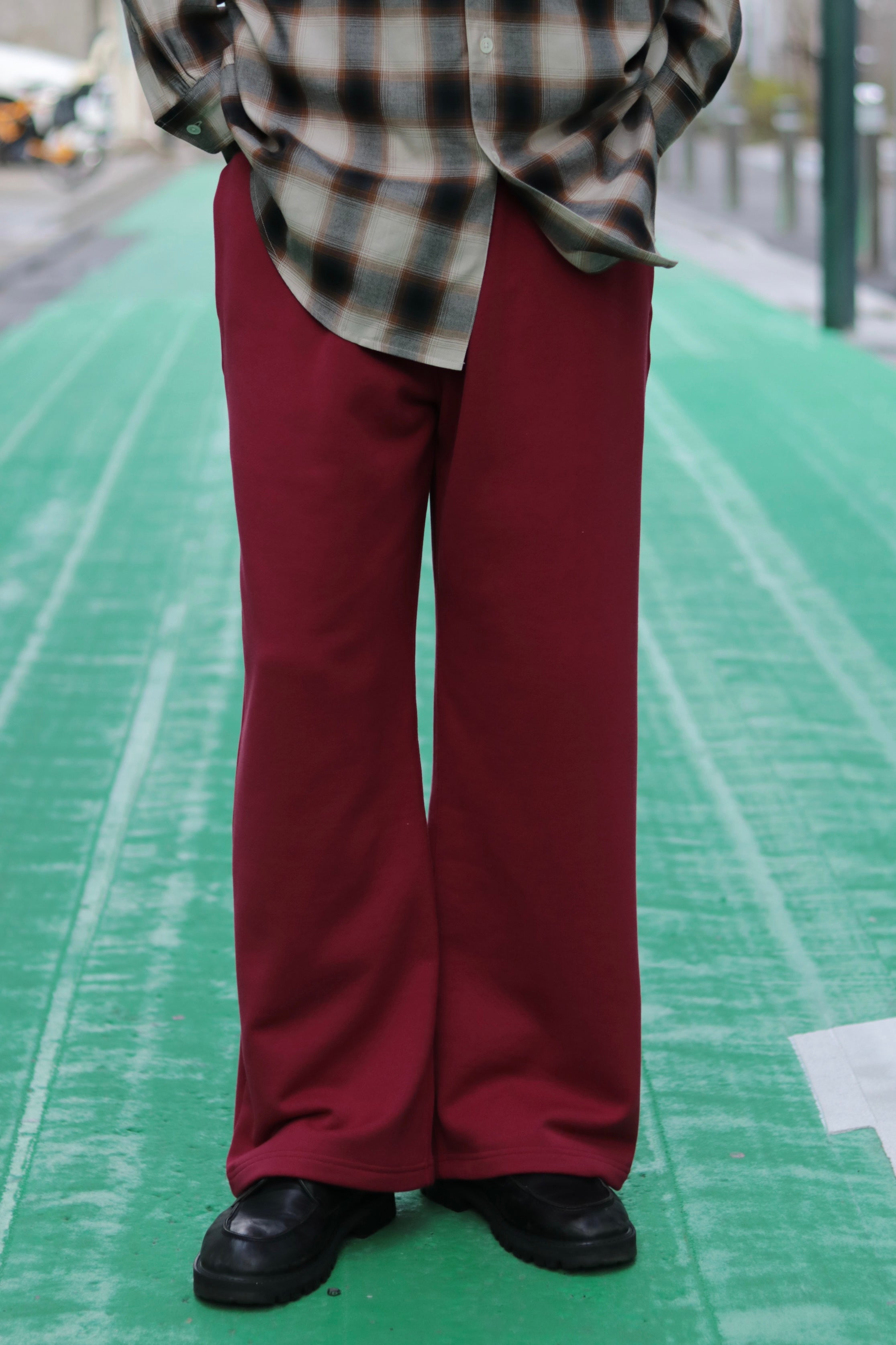 superNova. Wide sweat pant / Red