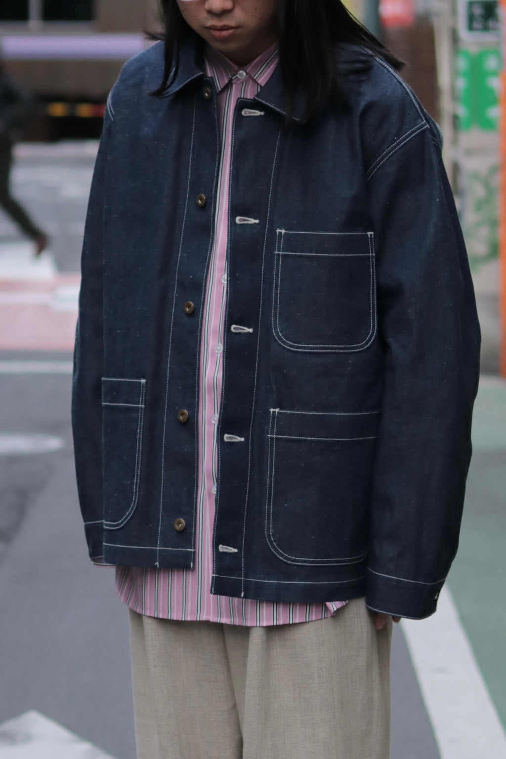 superNova. Coverall jacket - 9.5oz denim / Rigid denim