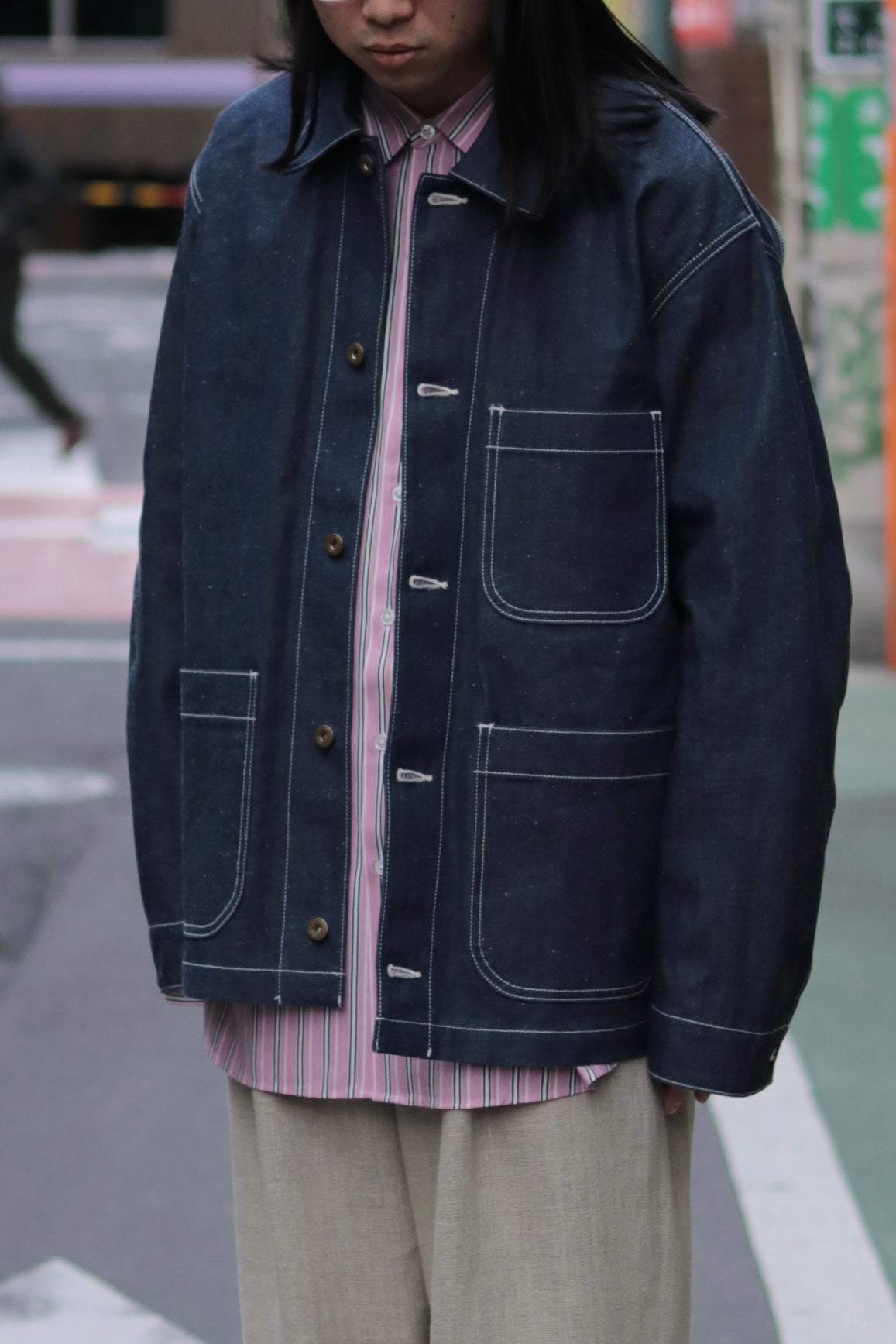 superNova. Coverall jacket - 9.5oz denim / Rigid denim