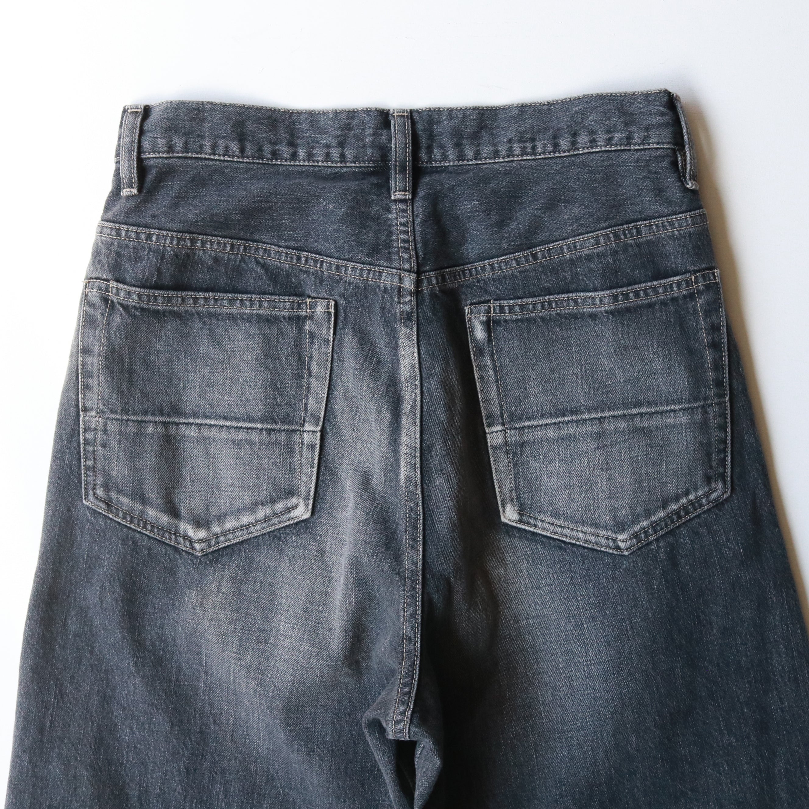 superNova. Wide selvedge jeans - Old vintage wash / Mid black