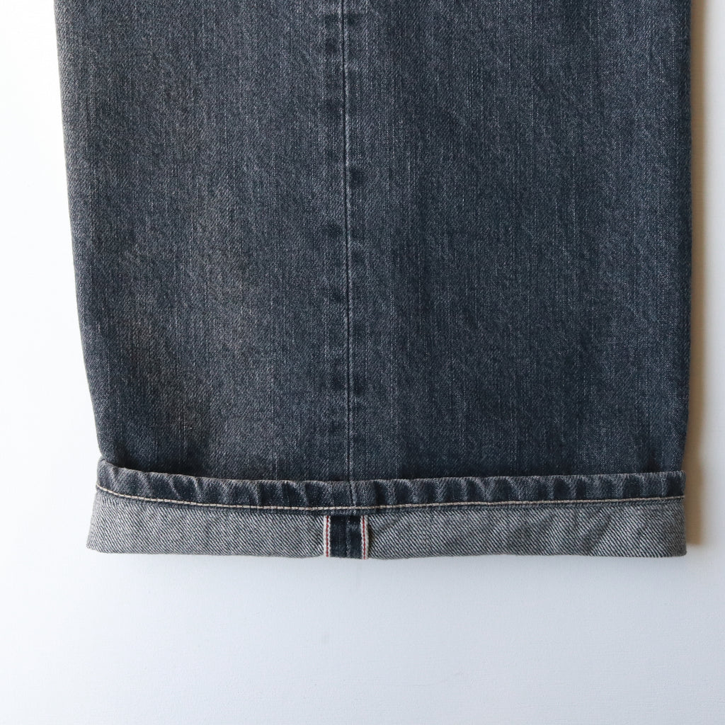 superNova. Wide selvedge jeans - Old vintage wash / Mid black