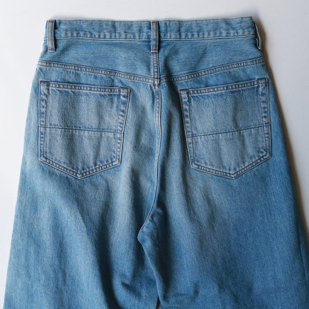 superNova. Wide selvedge jeans - Old vintage wash / Light indigo