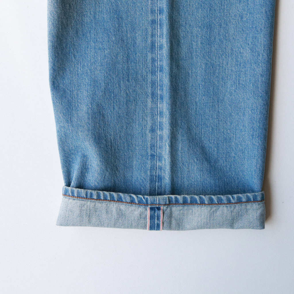 superNova. Wide selvedge jeans - Old vintage wash / Light indigo