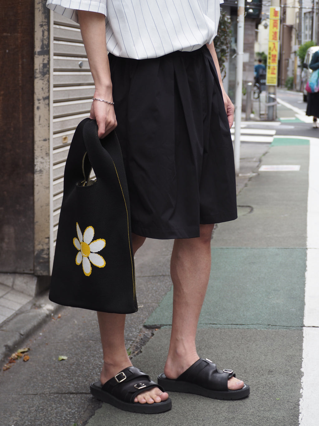 superNova. Beach shorts & Bag / Black