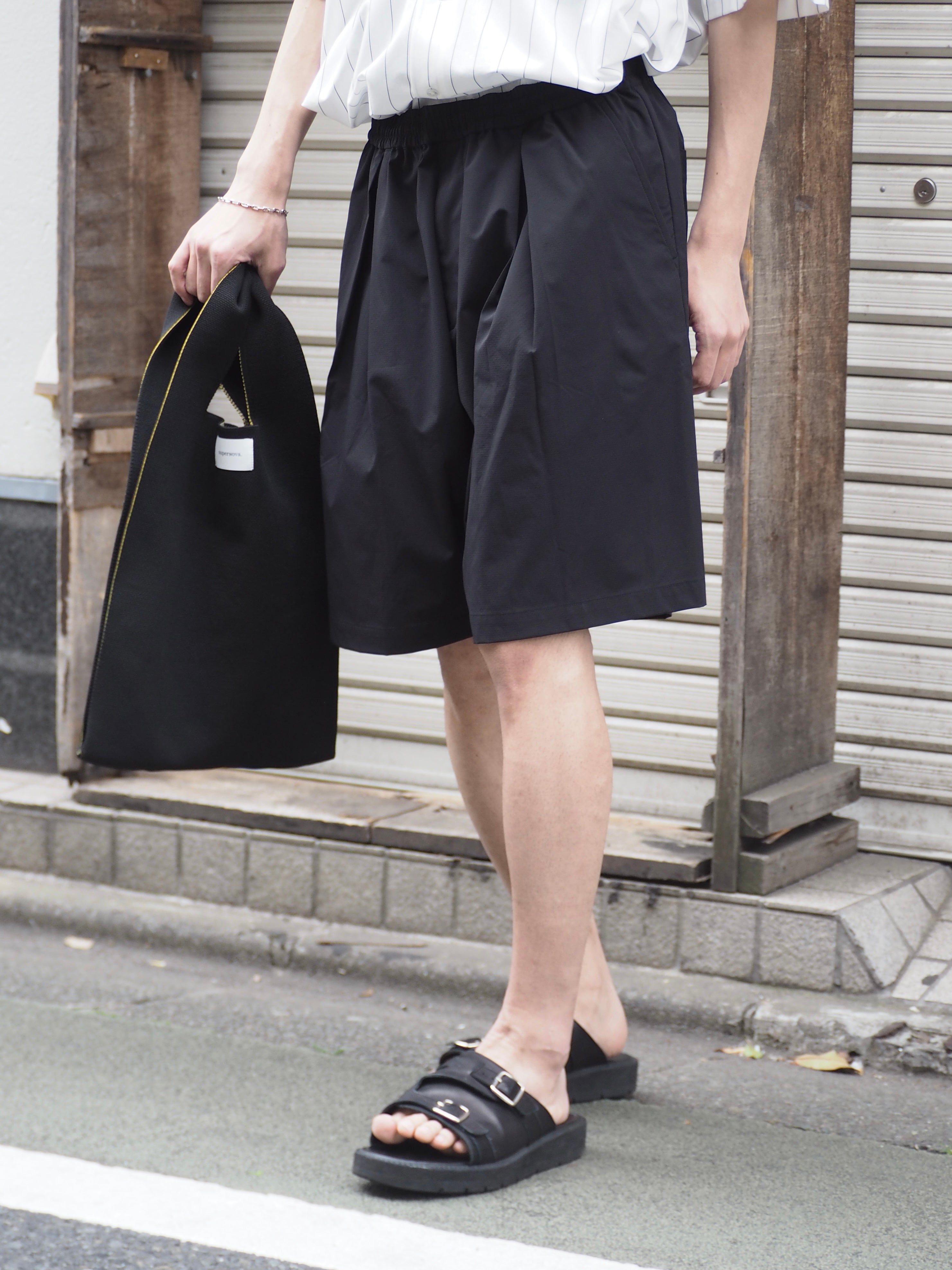 superNova. Beach shorts & Bag / Black
