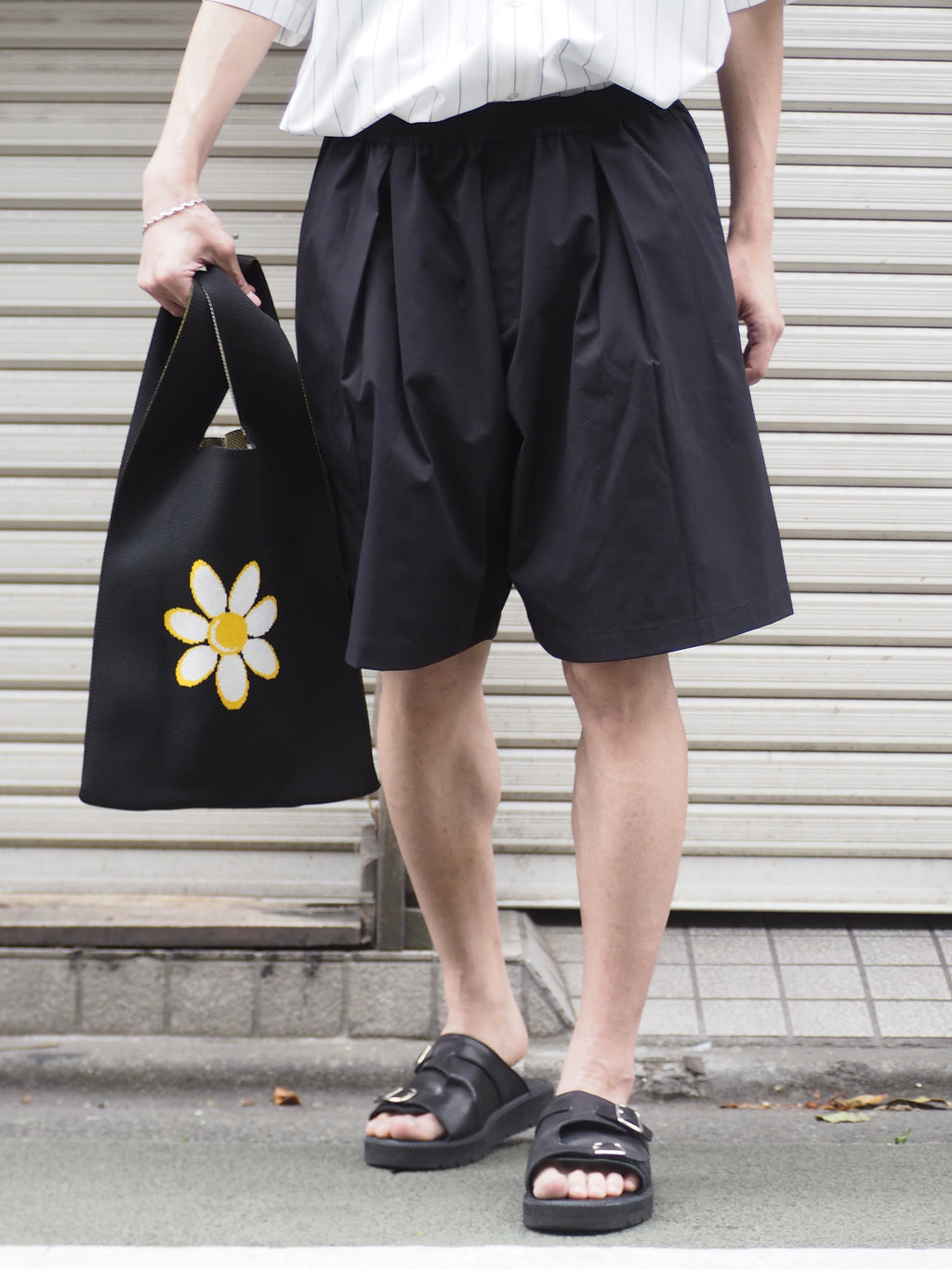superNova. Beach shorts & Bag / Black