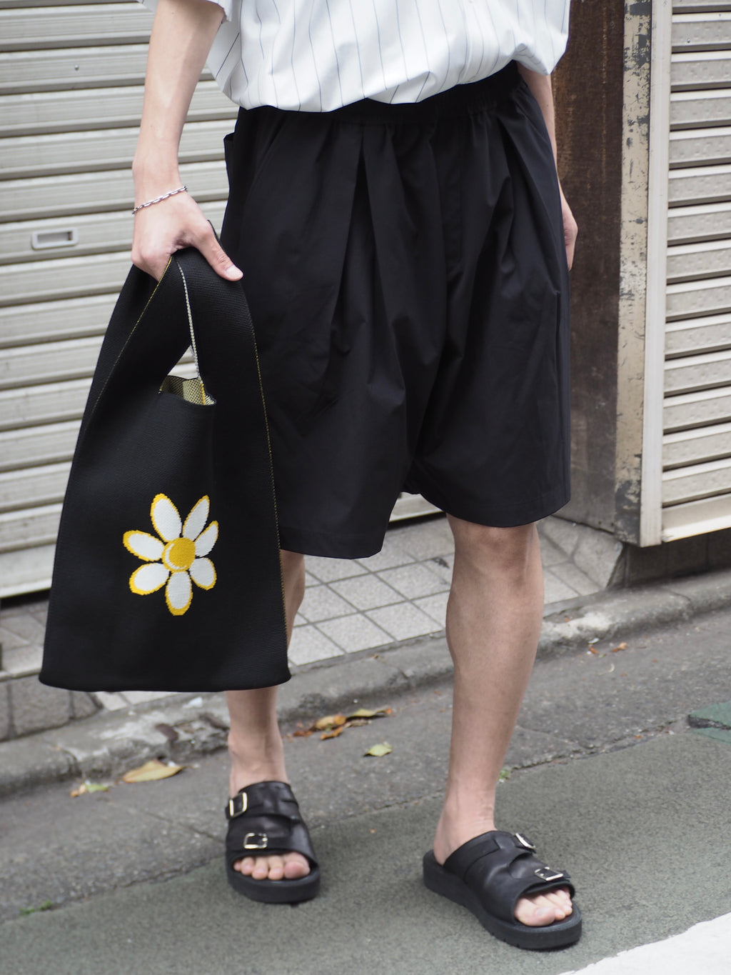 superNova. Beach shorts & Bag / Black