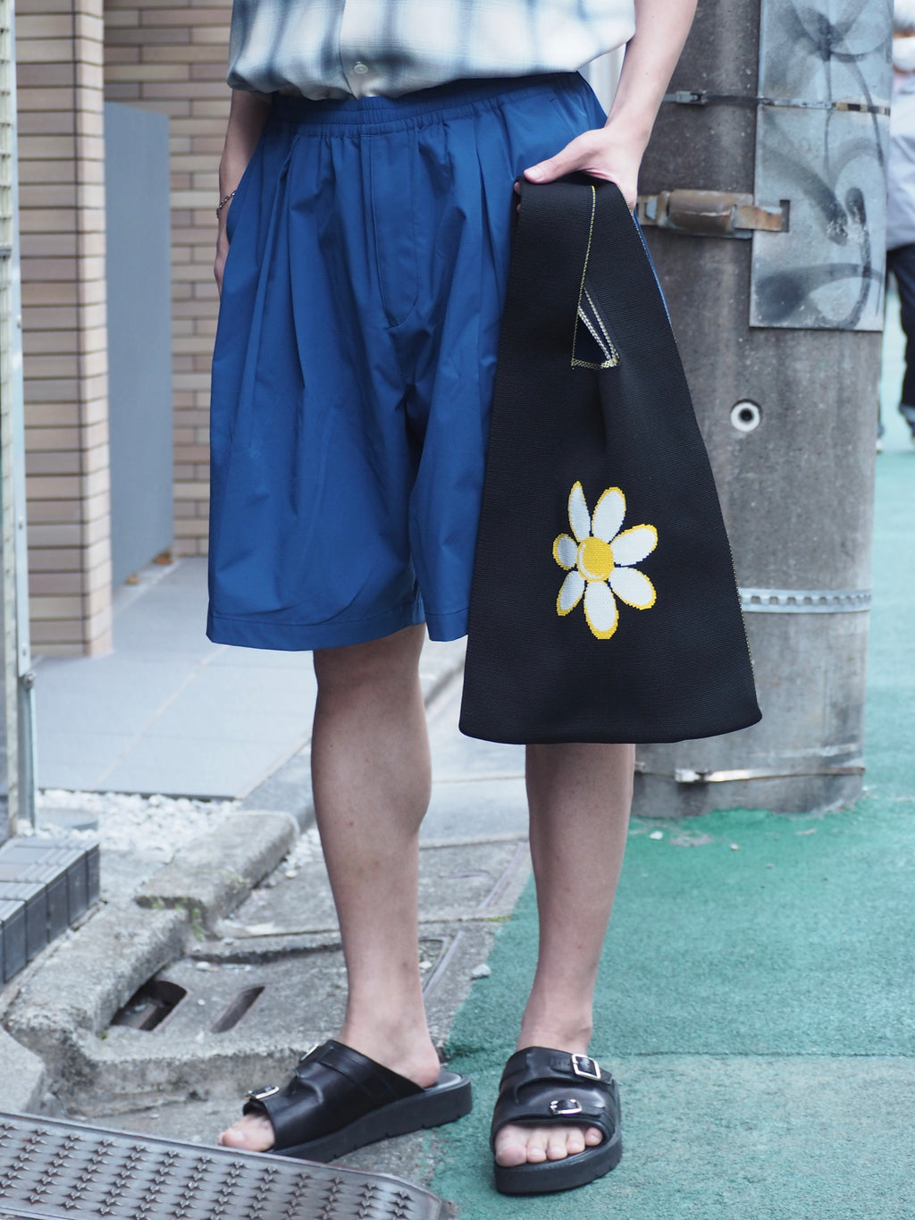 superNova. Beach shorts & Bag / Blue