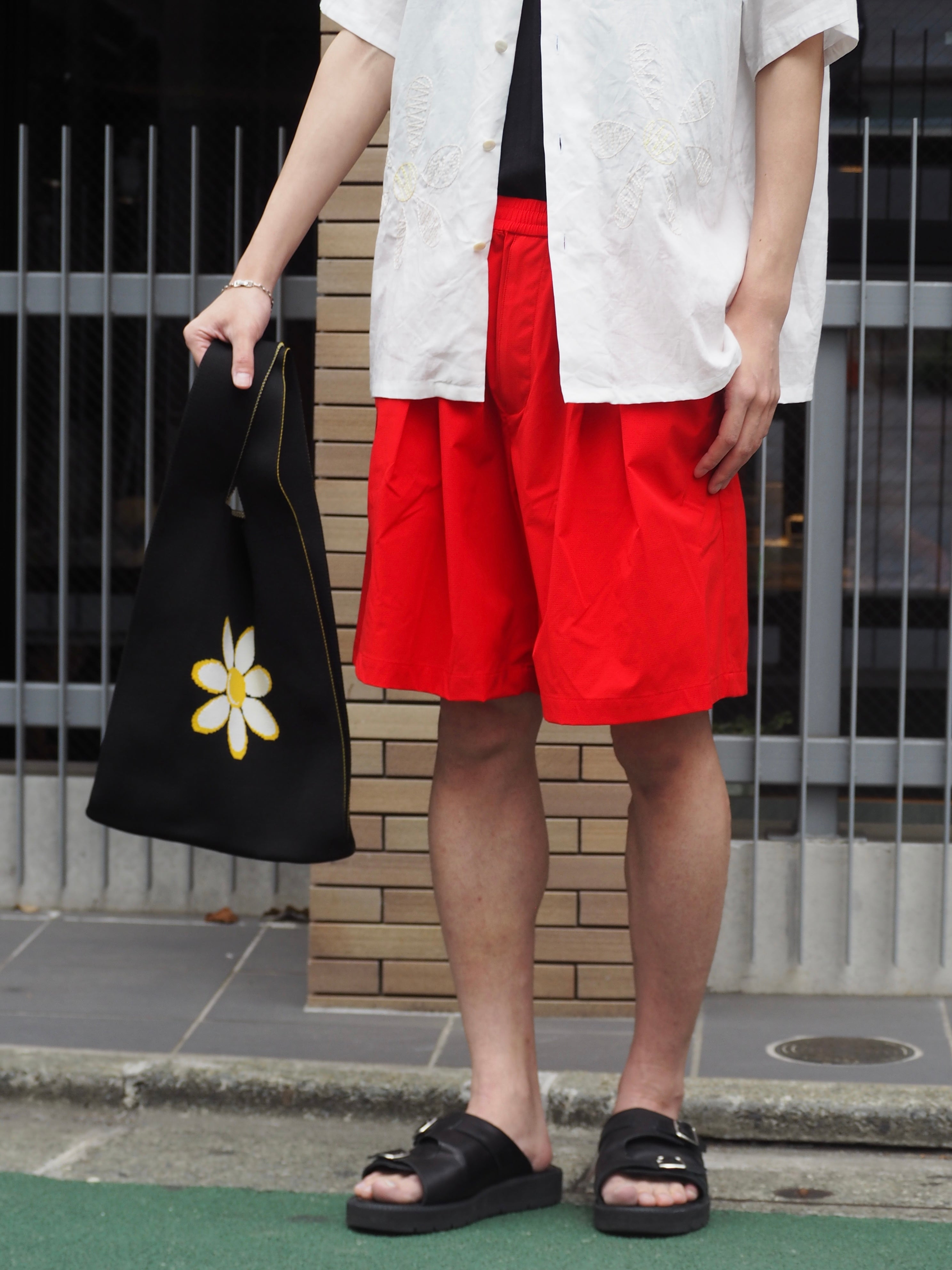 superNova. Beach shorts & Bag / Red