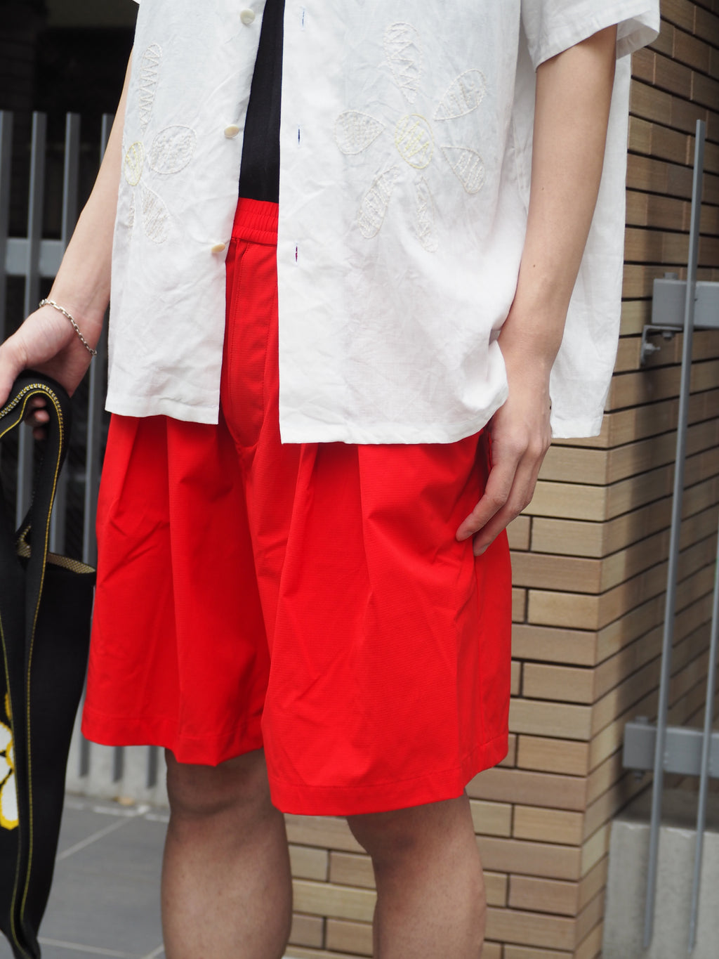 superNova. Beach shorts & Bag / Red