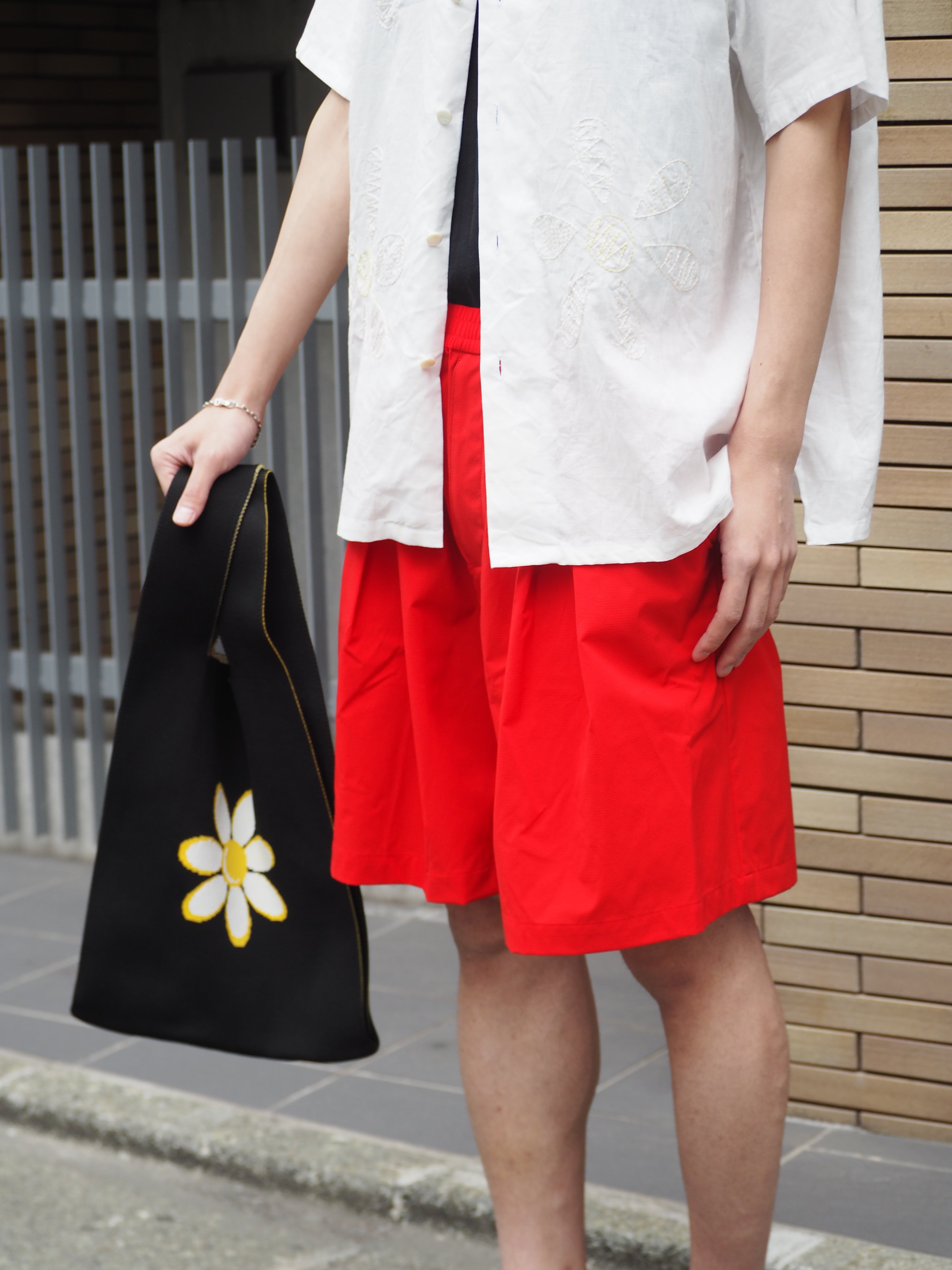 superNova. Beach shorts & Bag / Red