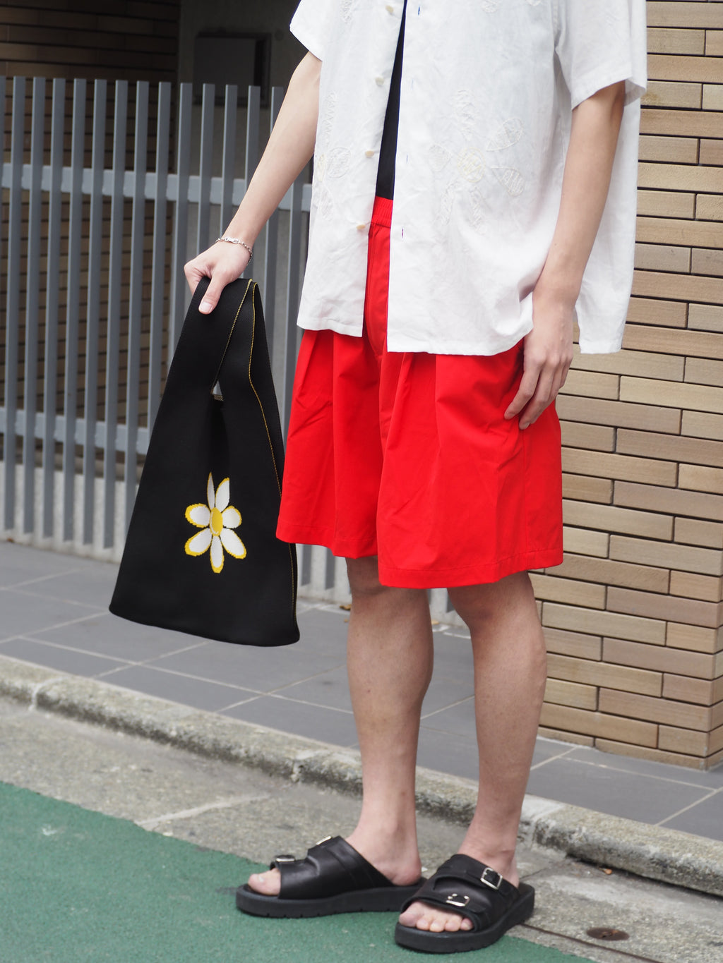 superNova. Beach shorts & Bag / Red