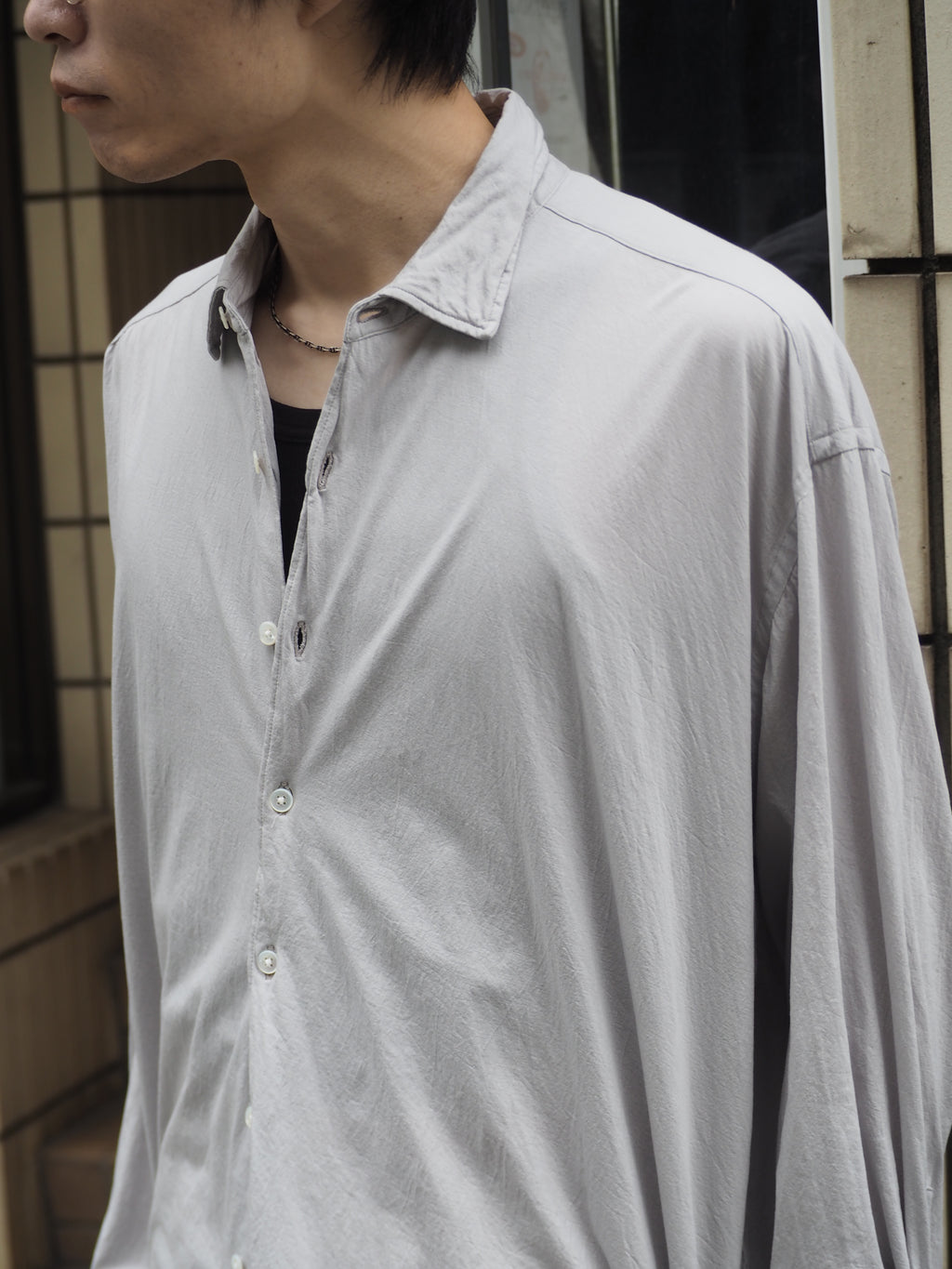 KANEMASA PHIL. 46G Artisan Shirt/ GREY