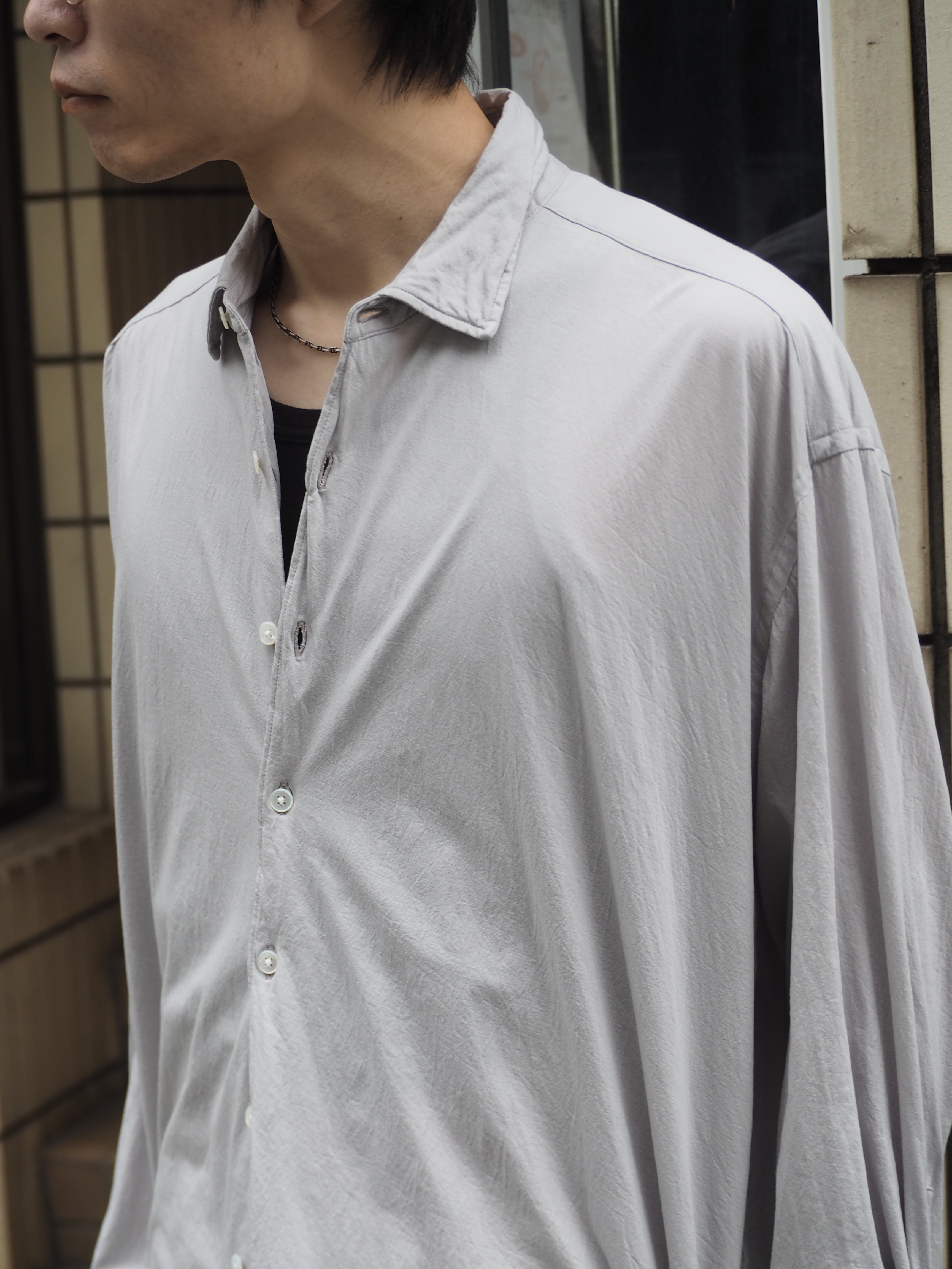 KANEMASA PHIL. 46G Artisan Shirt/ GREY