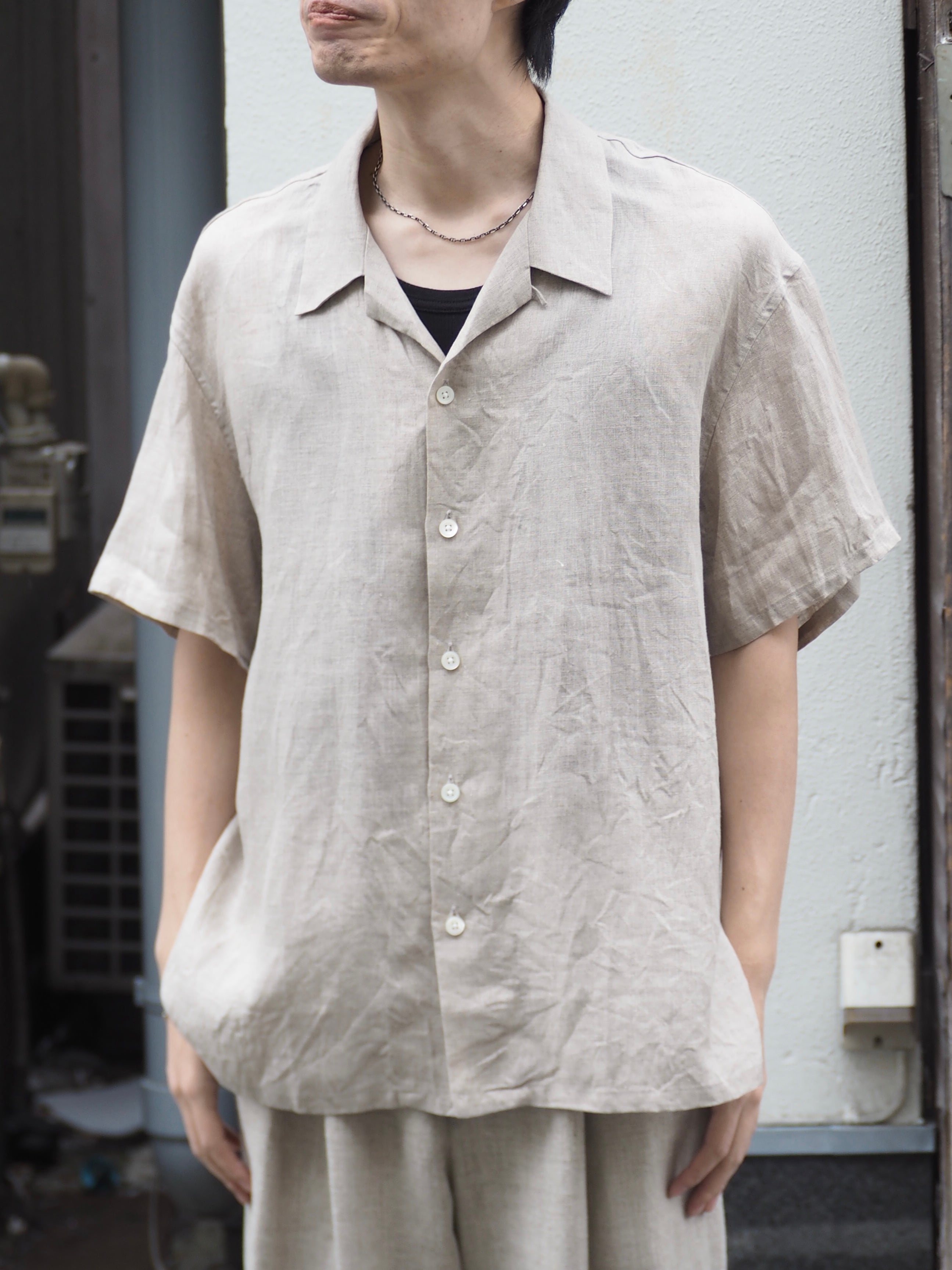 superNova. Aloha shirt - Linen / Natural
