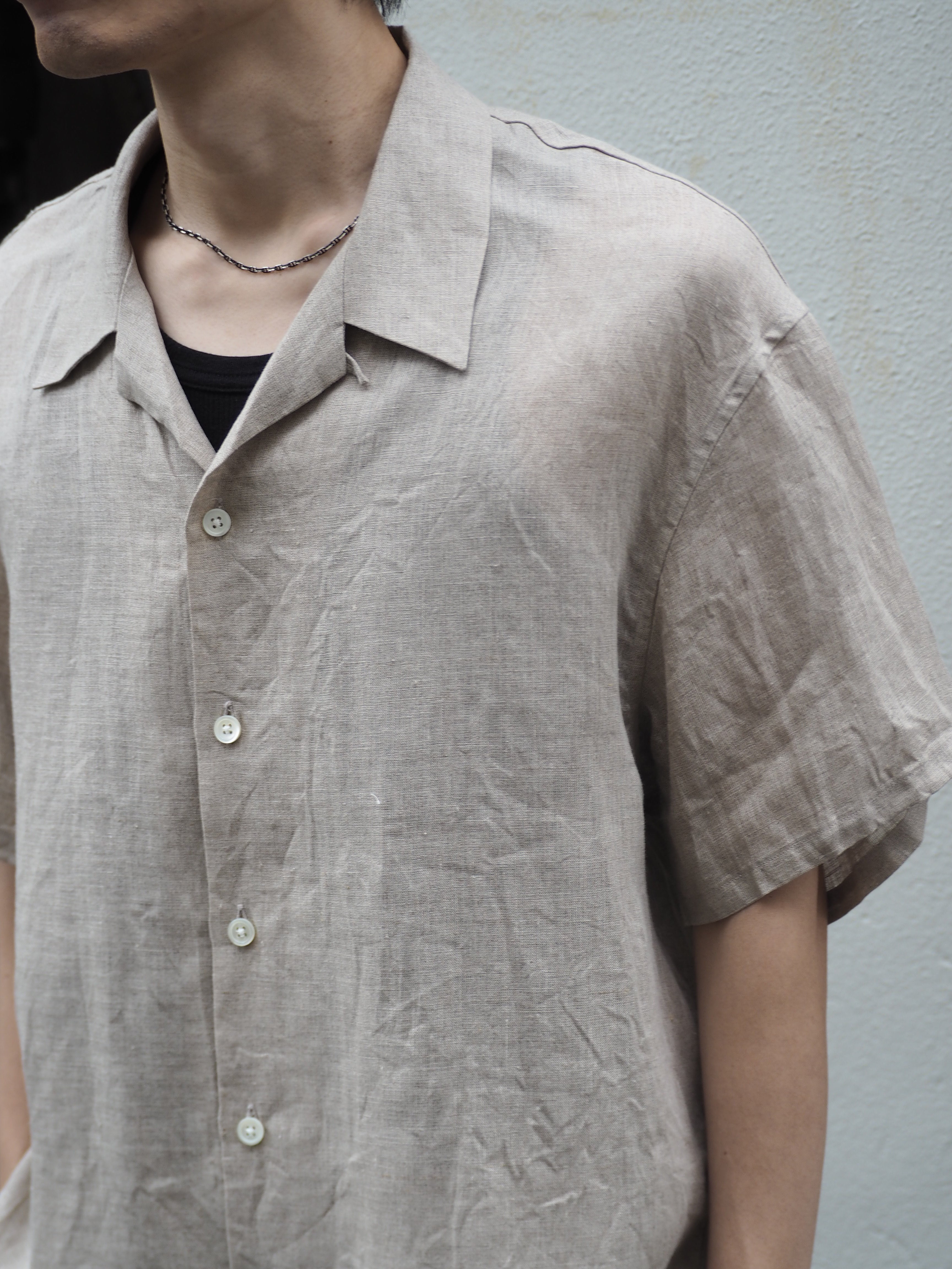 superNova. Aloha shirt - Linen / Natural