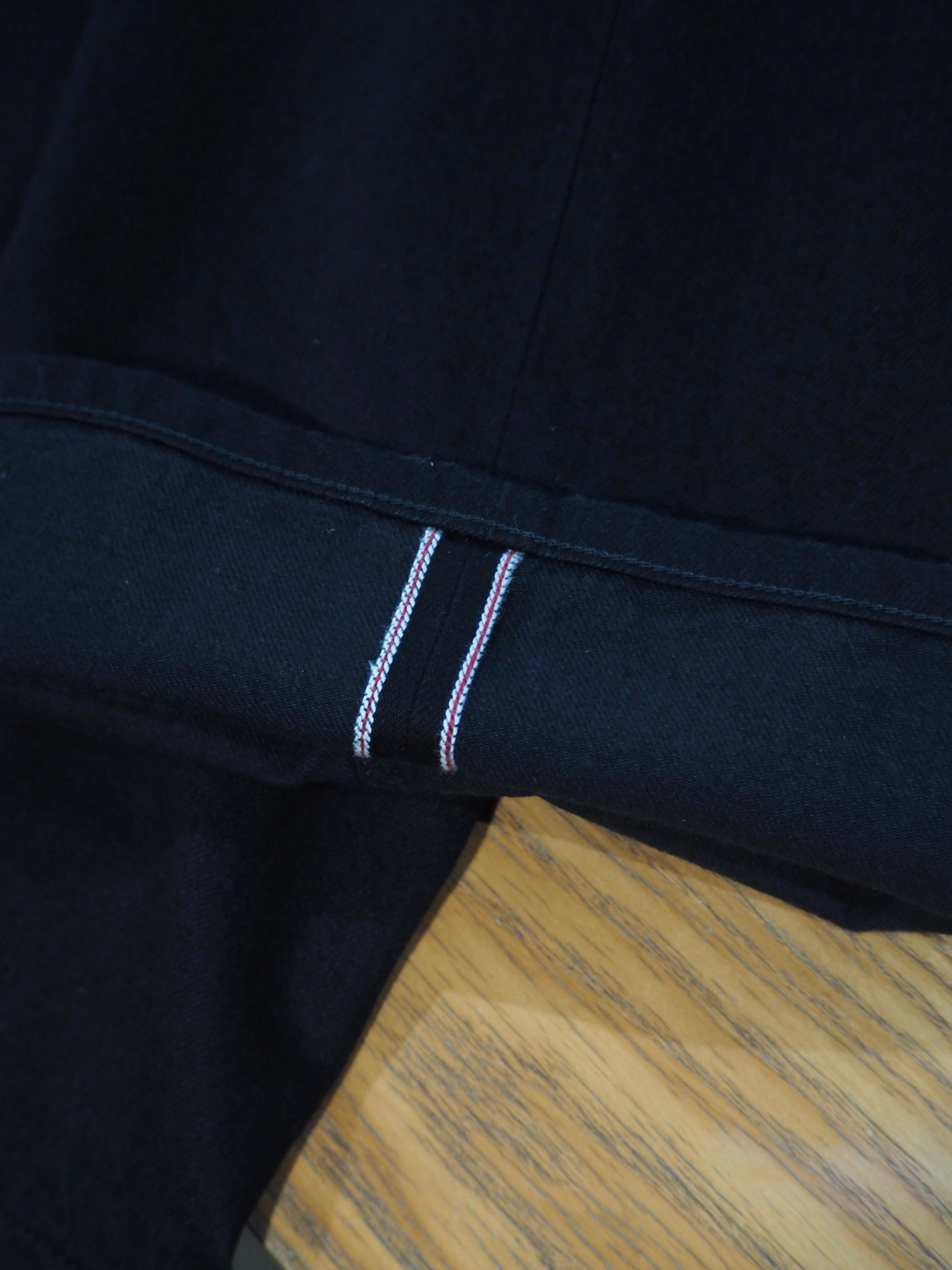 superNova. Wide selvedge jeans - One wash / Black x Black