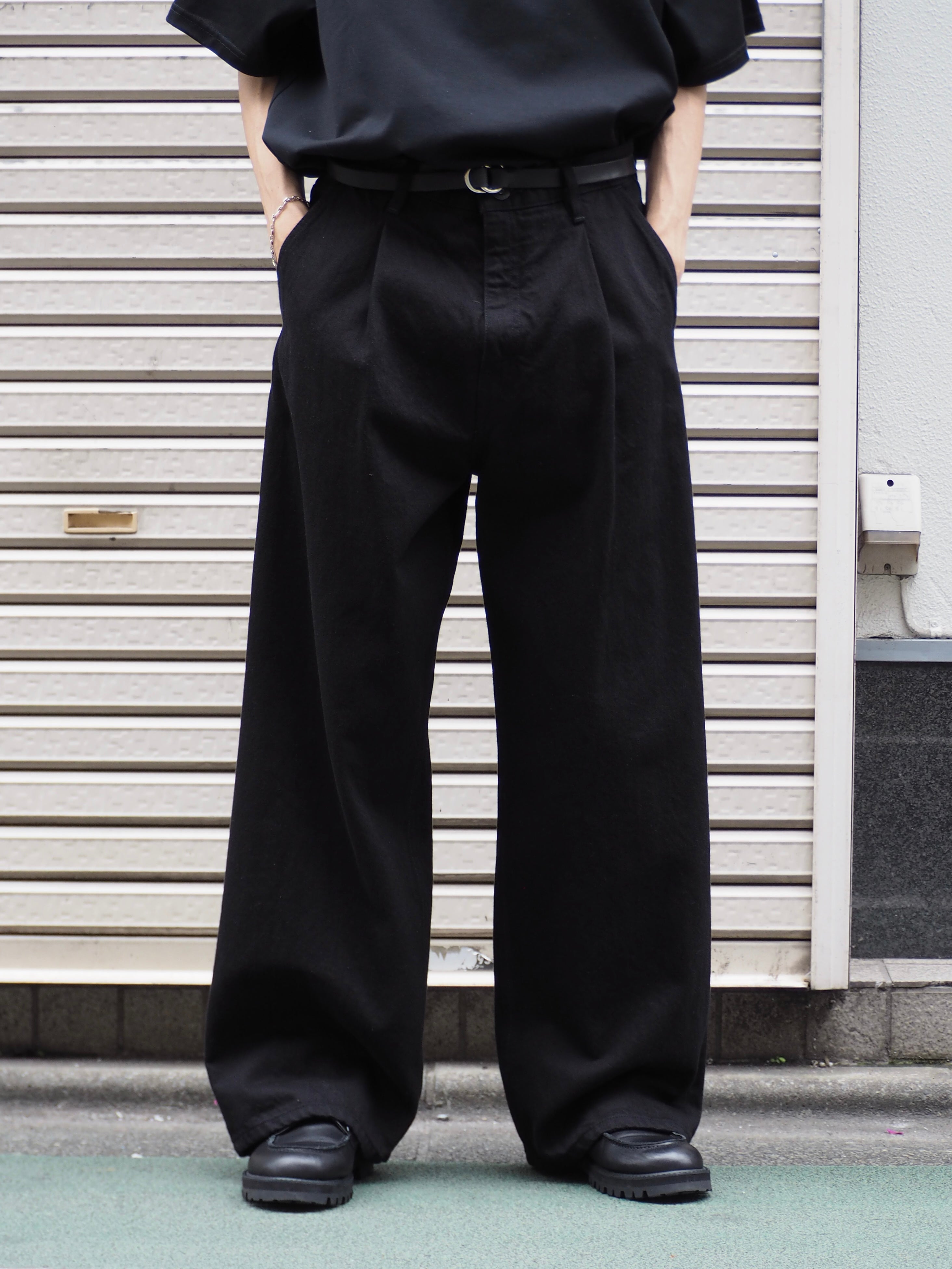 superNova. Wide selvedge jeans - One wash / Black x Black