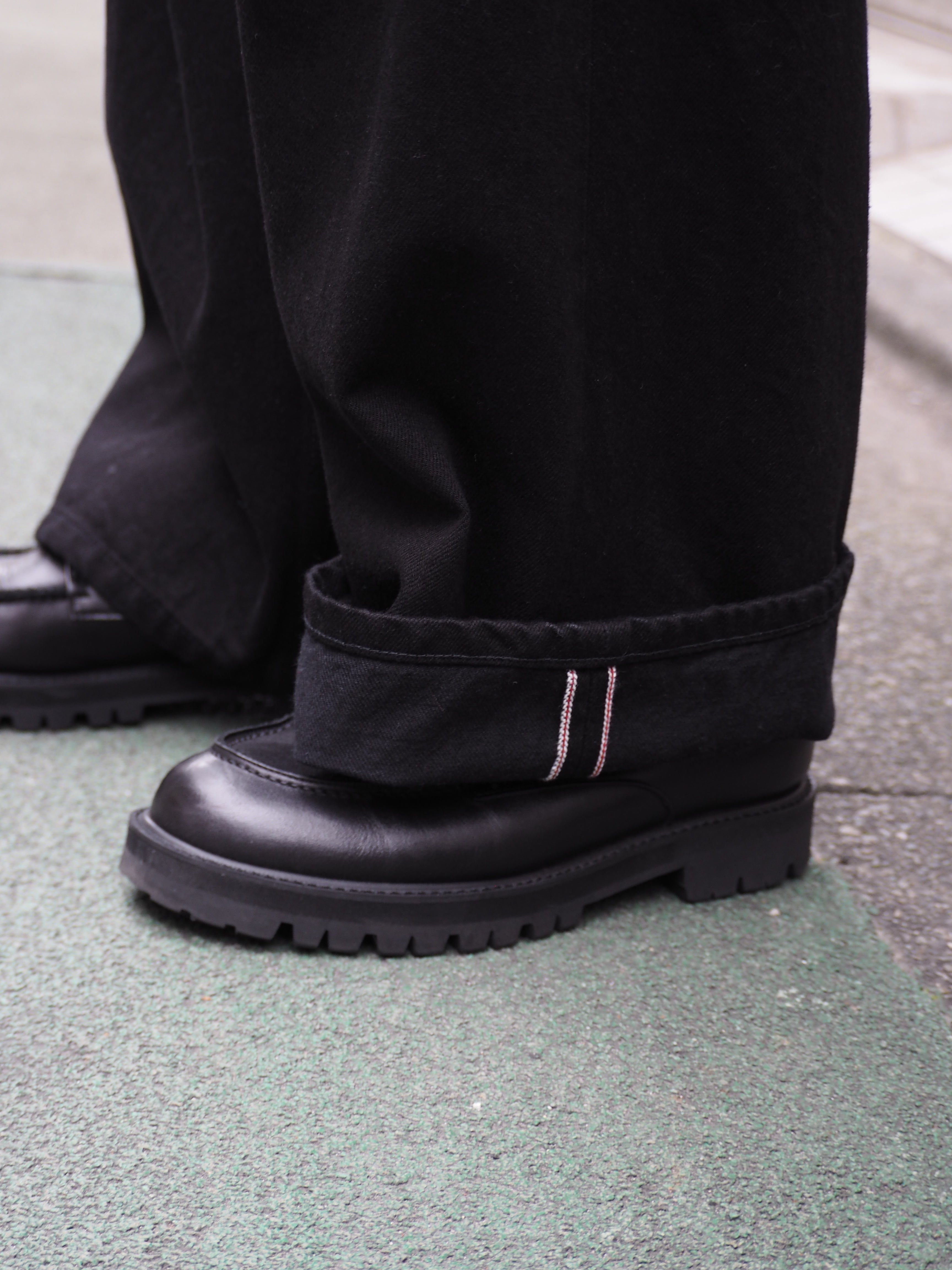 superNova. Wide selvedge jeans - One wash / Black x Black
