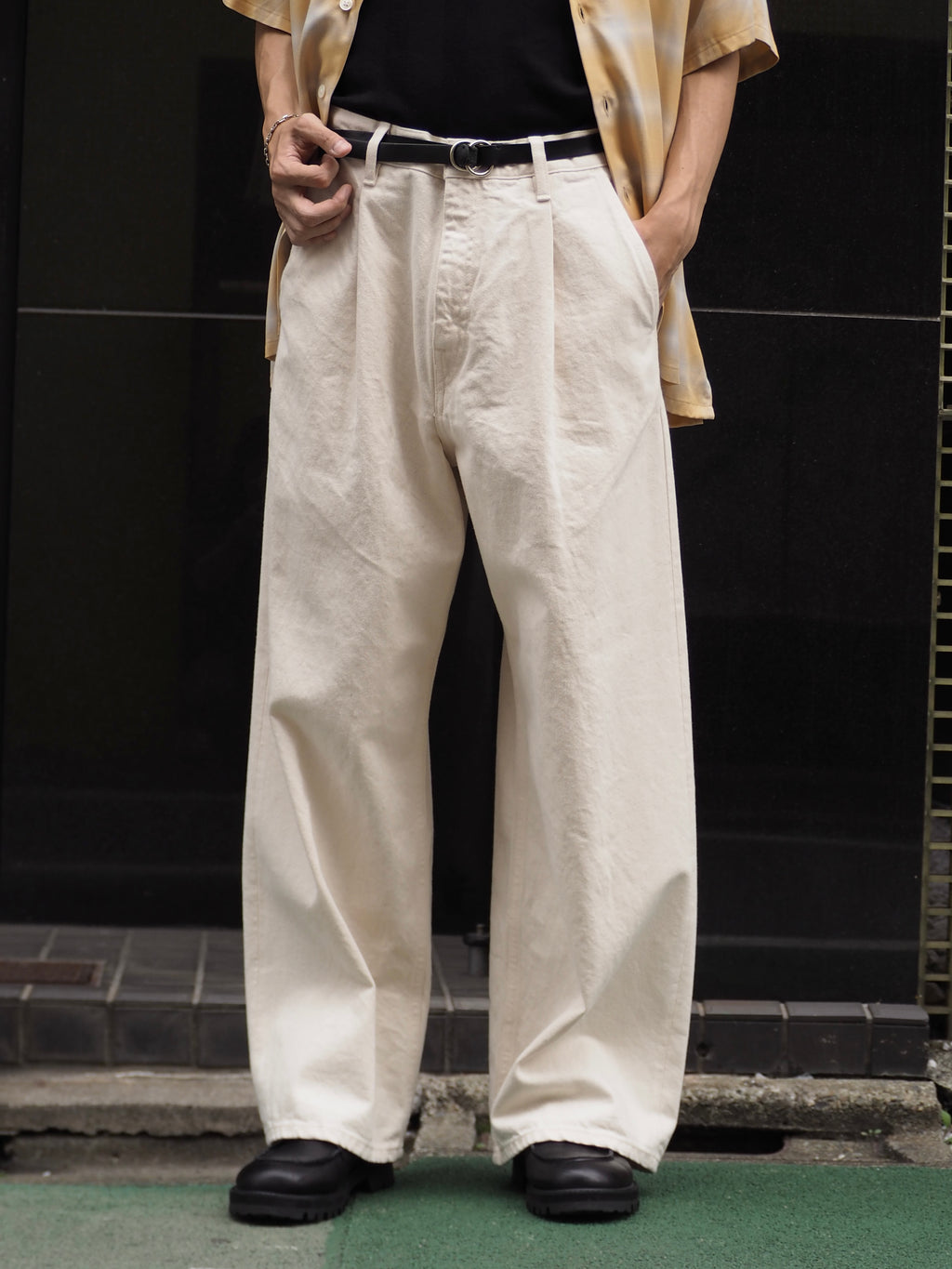 superNova. Wide selvedge jeans - One wash / Natural