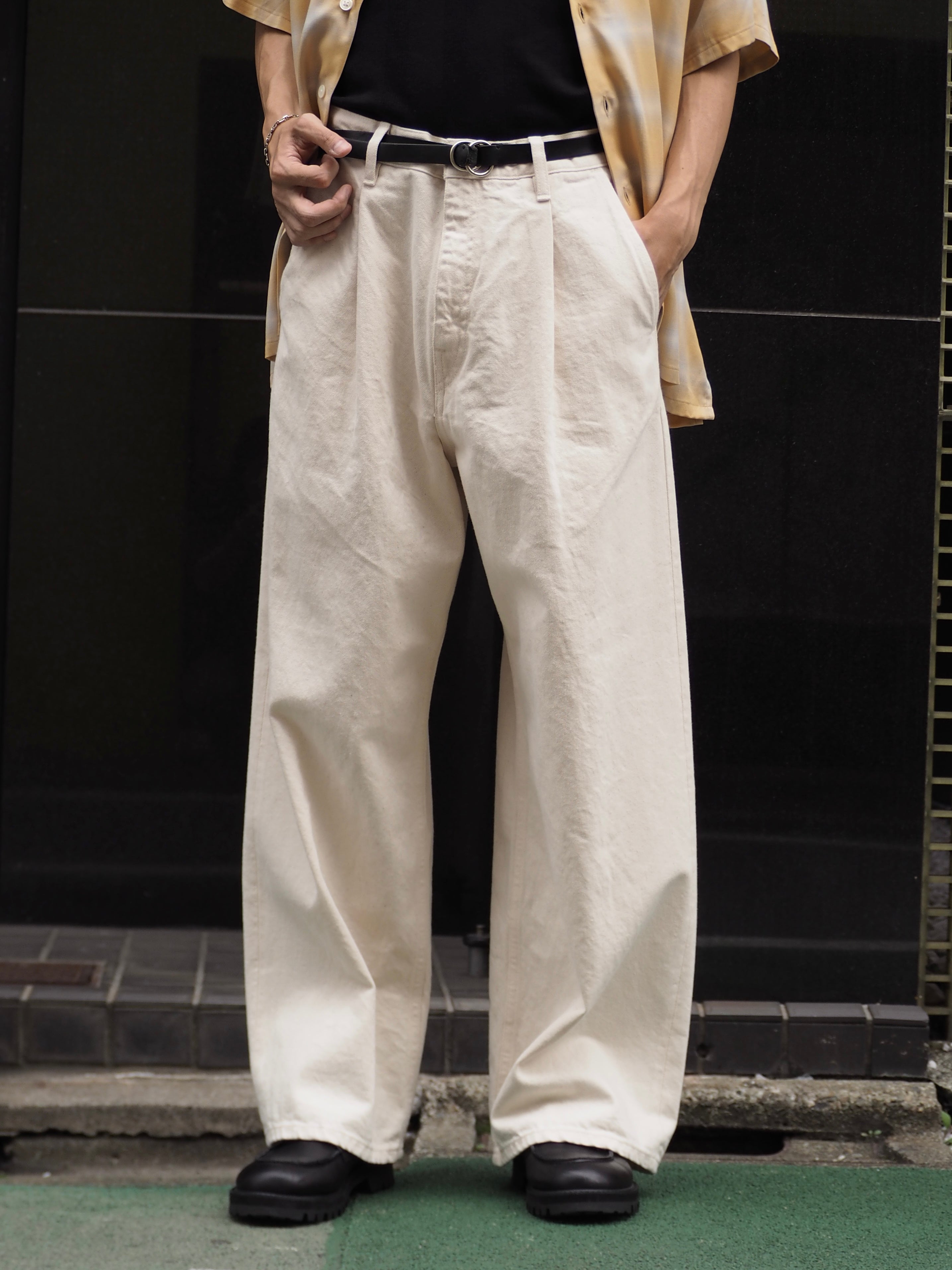 superNova. Wide selvedge jeans - One wash / Natural