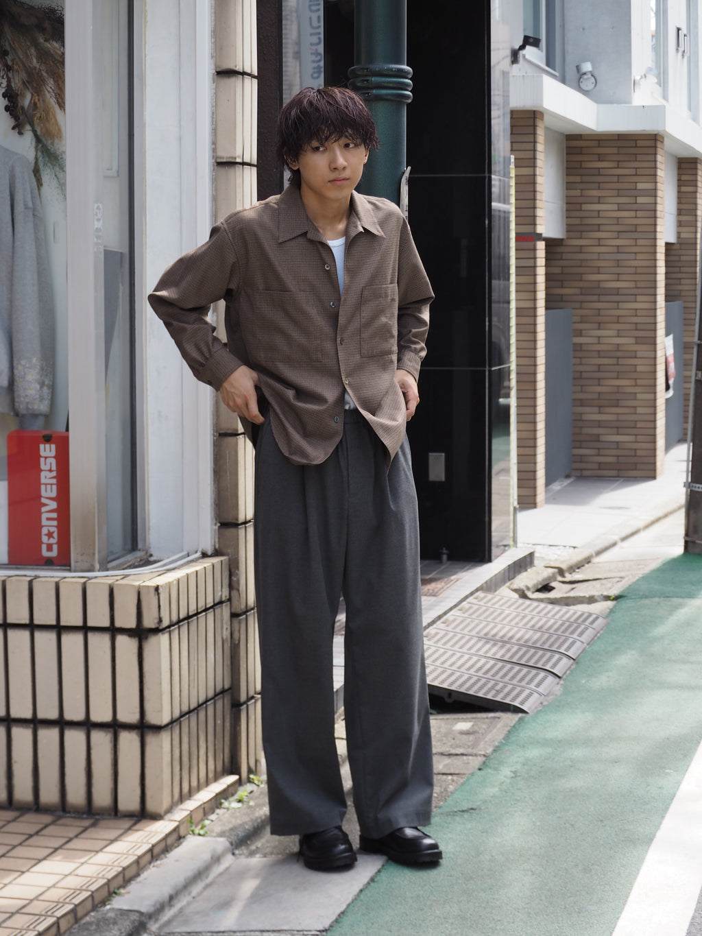 superNova. Wide easy pants - Solid / Gray