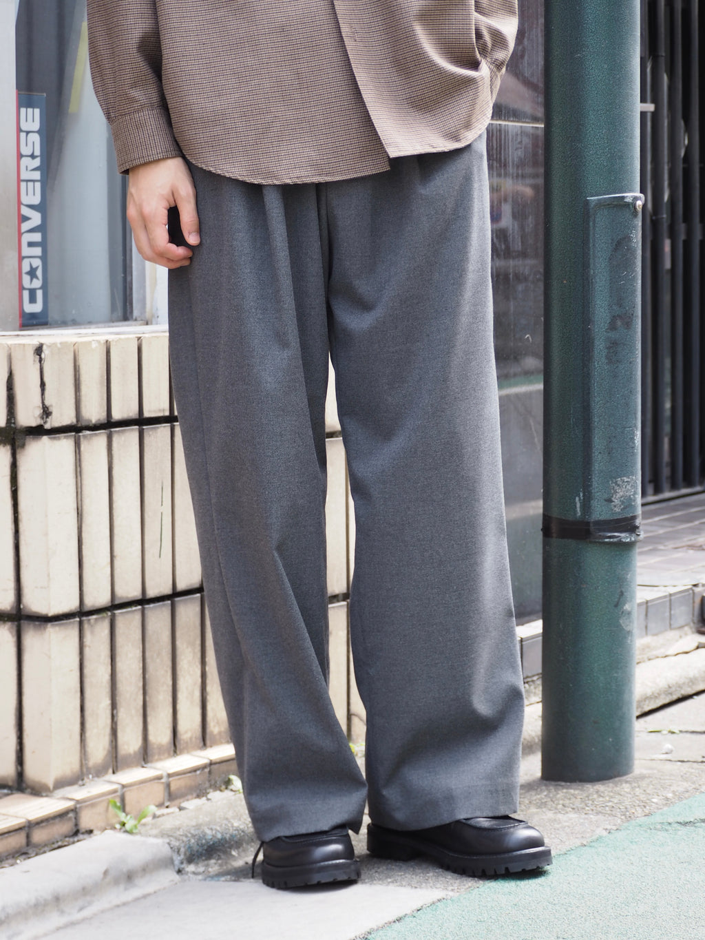 superNova. Wide easy pants - Solid / Gray