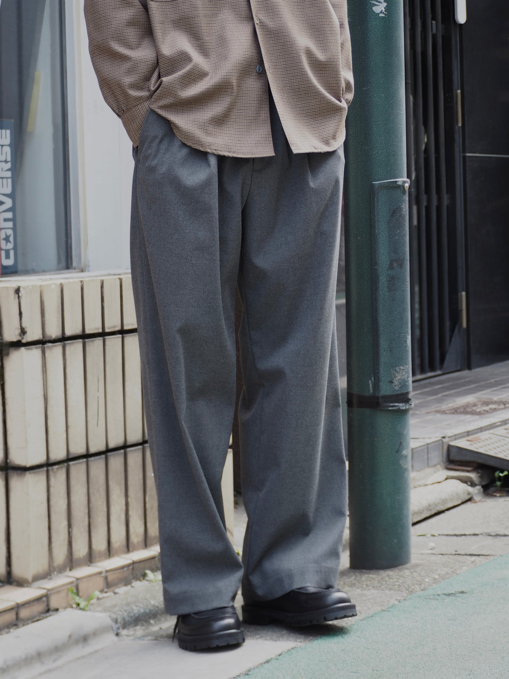 superNova. Wide easy pants - Solid / Gray