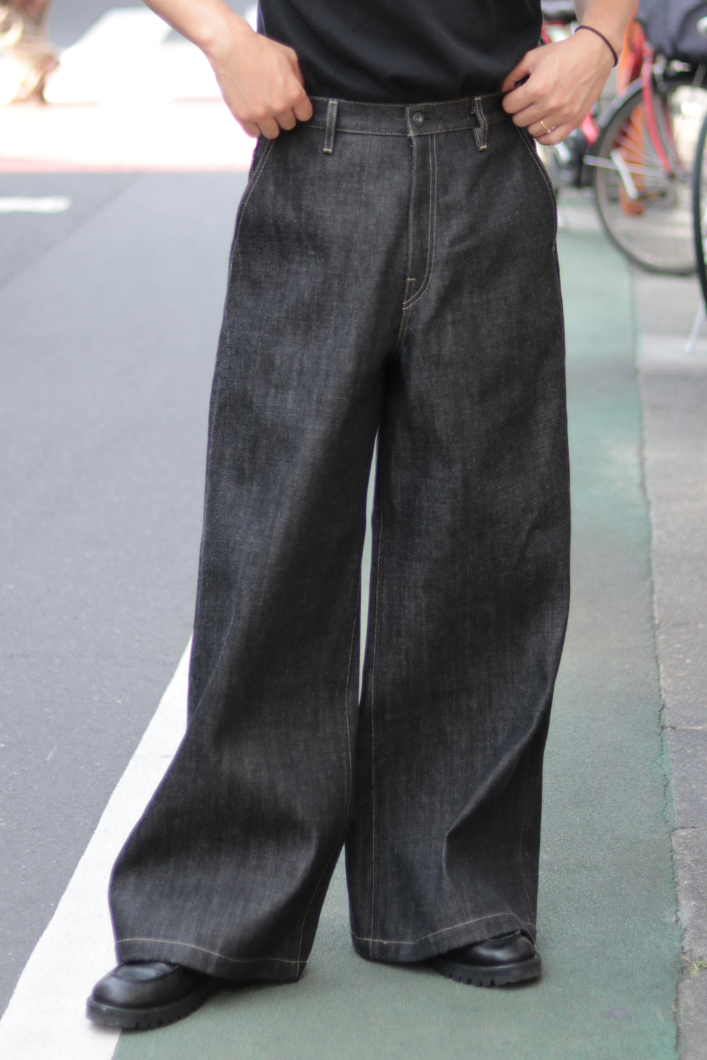 superNova. Baggy jeans - Rigid denim / Black