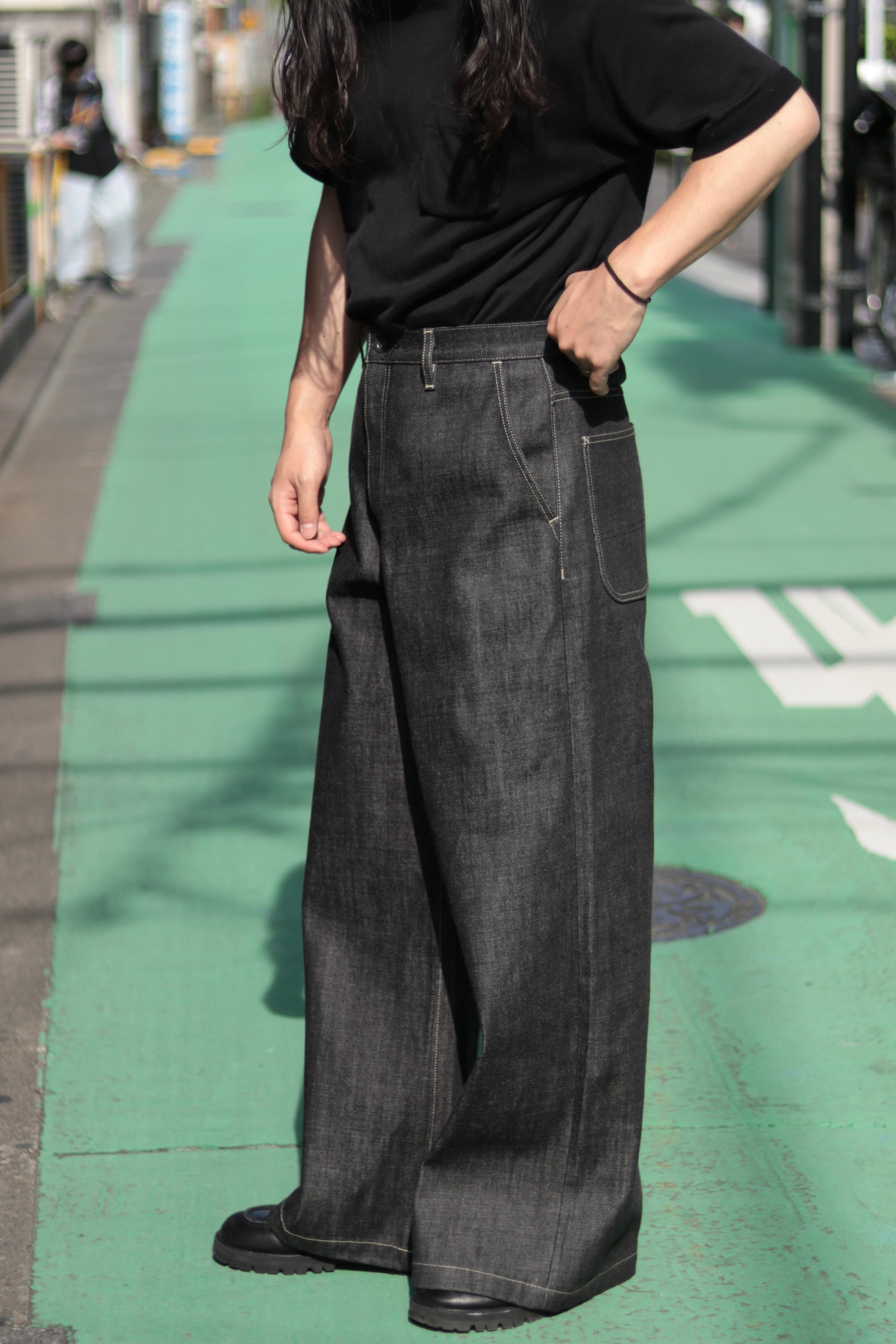 superNova. Baggy jeans - Rigid denim / Black