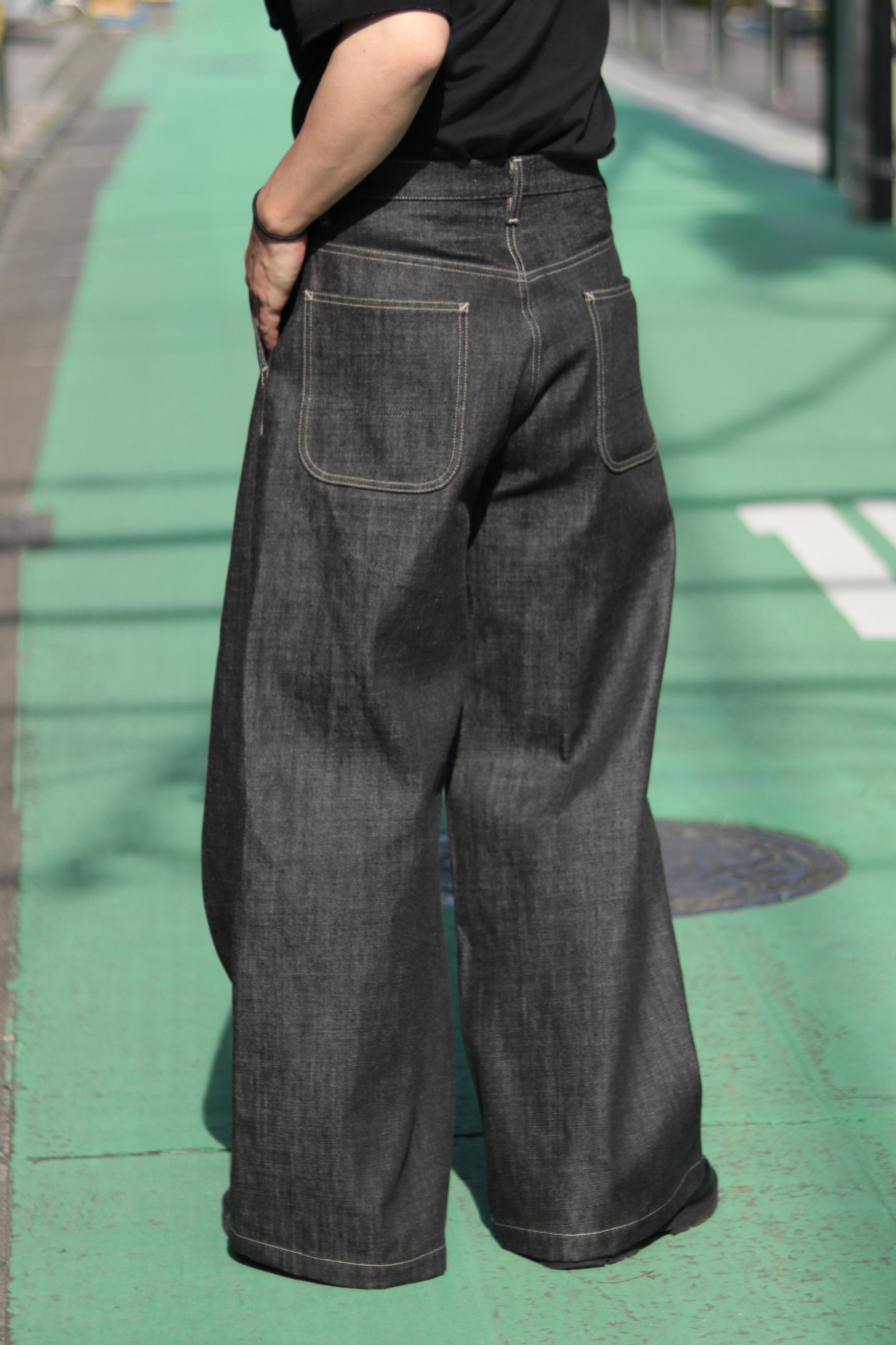 superNova. Baggy jeans - Rigid denim / Black